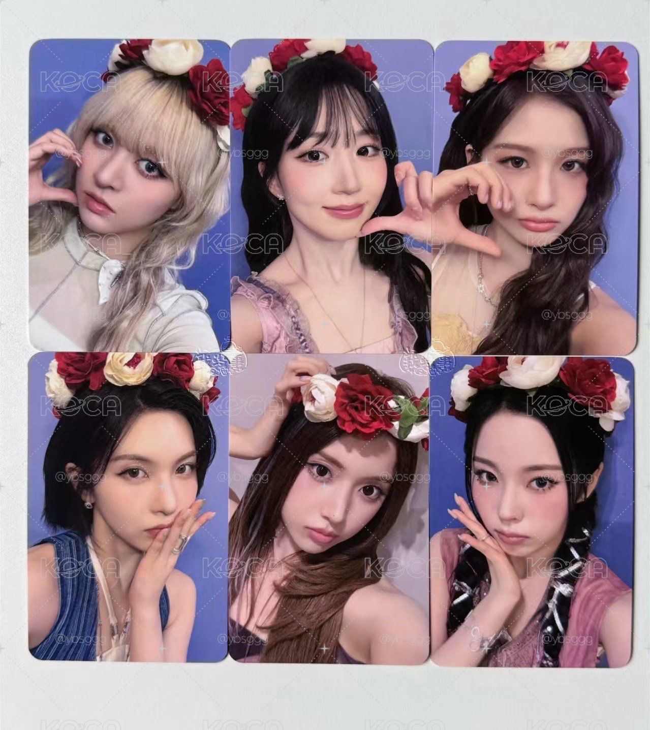 一套/Heavy Serenade ms 線上 1.0 簽售卡 玫瑰花環