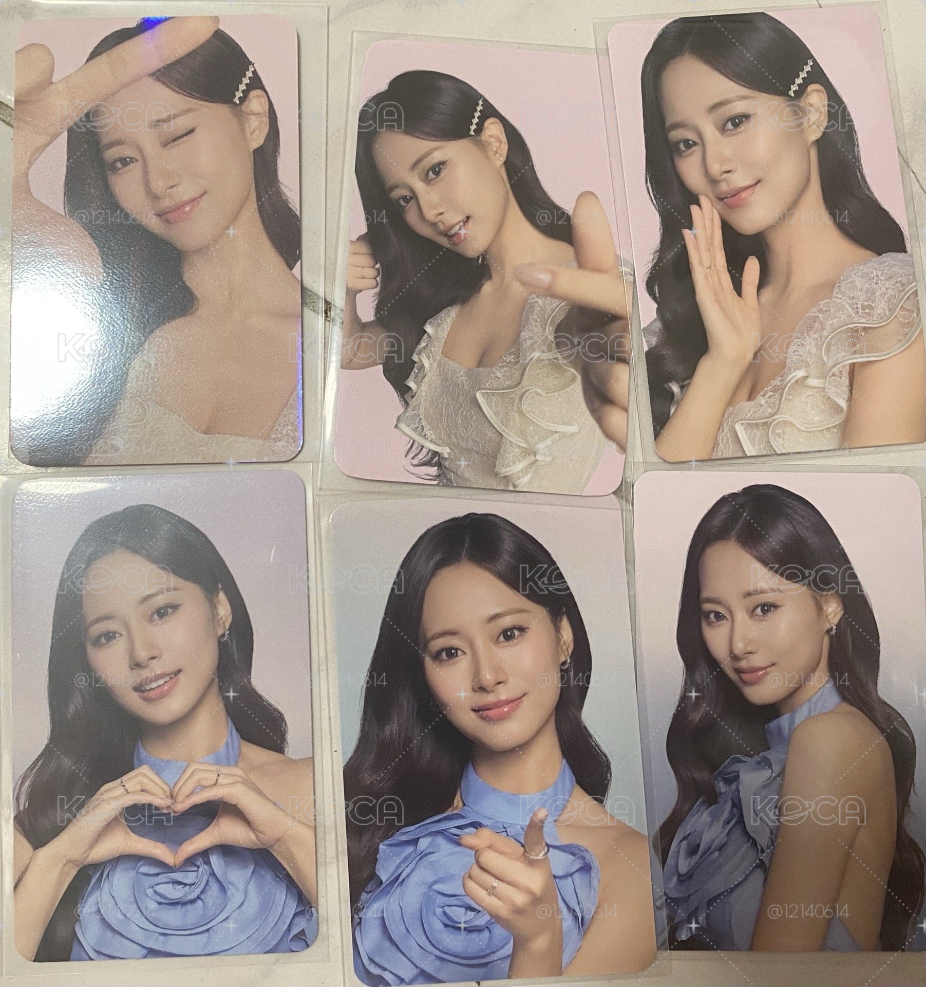 子瑜7-11。  6張一套
