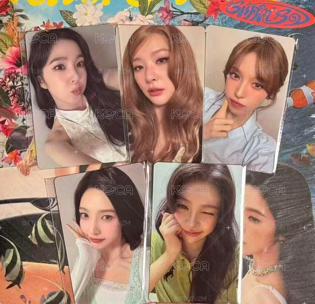 RED VELVET  BERRIZ簽售卡 五張一套