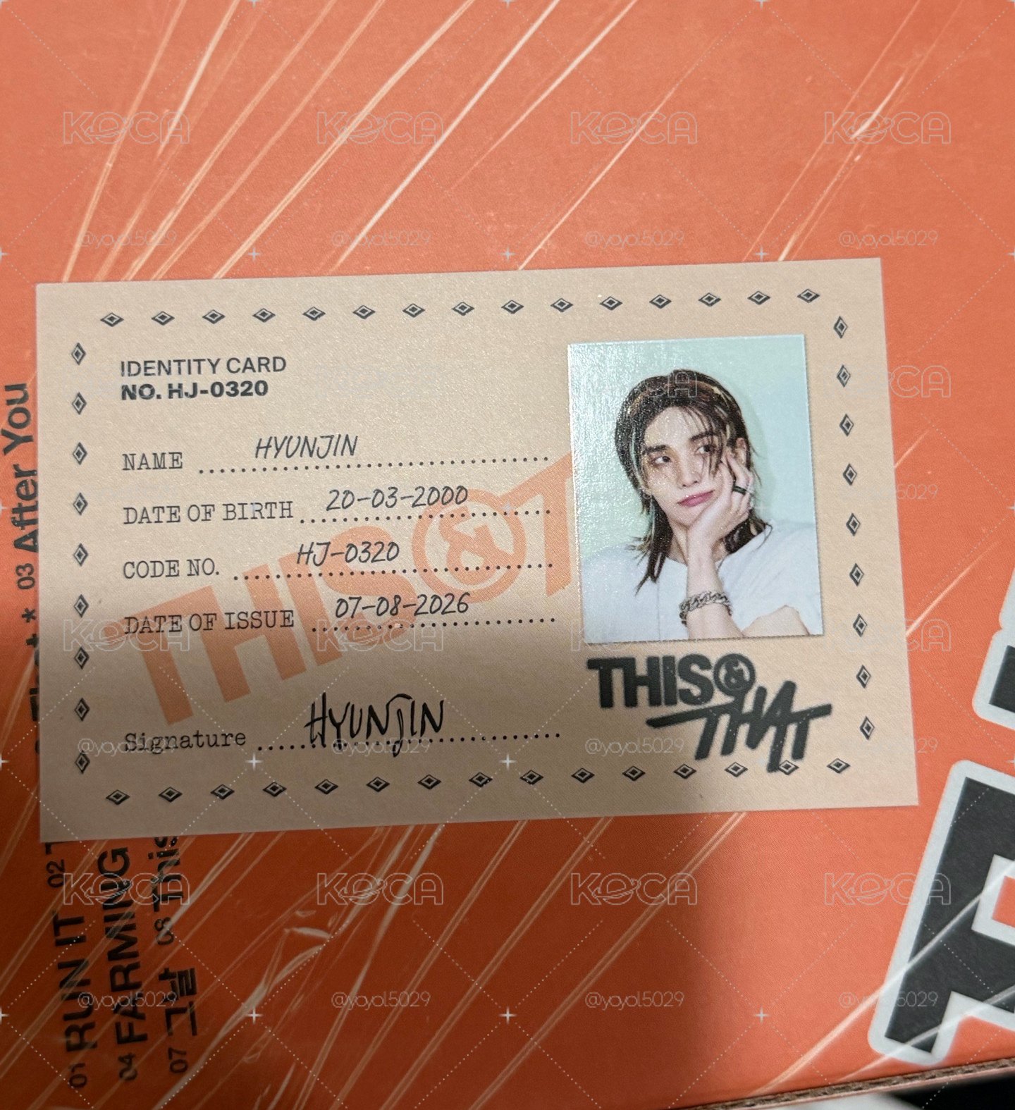THIS & THAT THAT版 專卡 雙人卡 ID卡