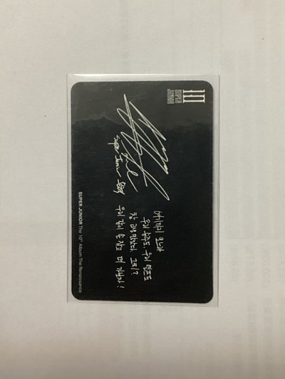 正規10 SQUARE Style 專輯卡 銀赫