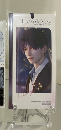 煙花卡書籤