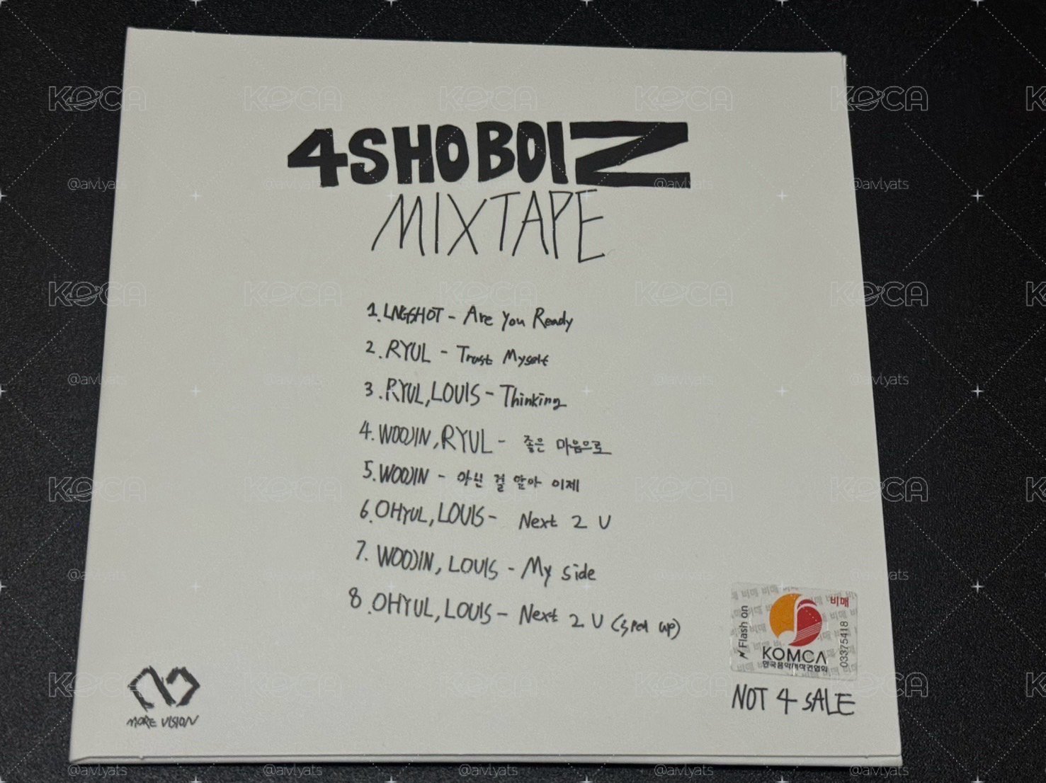 LNGSHOT <4SHOBOIZ MIXTAPE> 已拆專+小卡盤