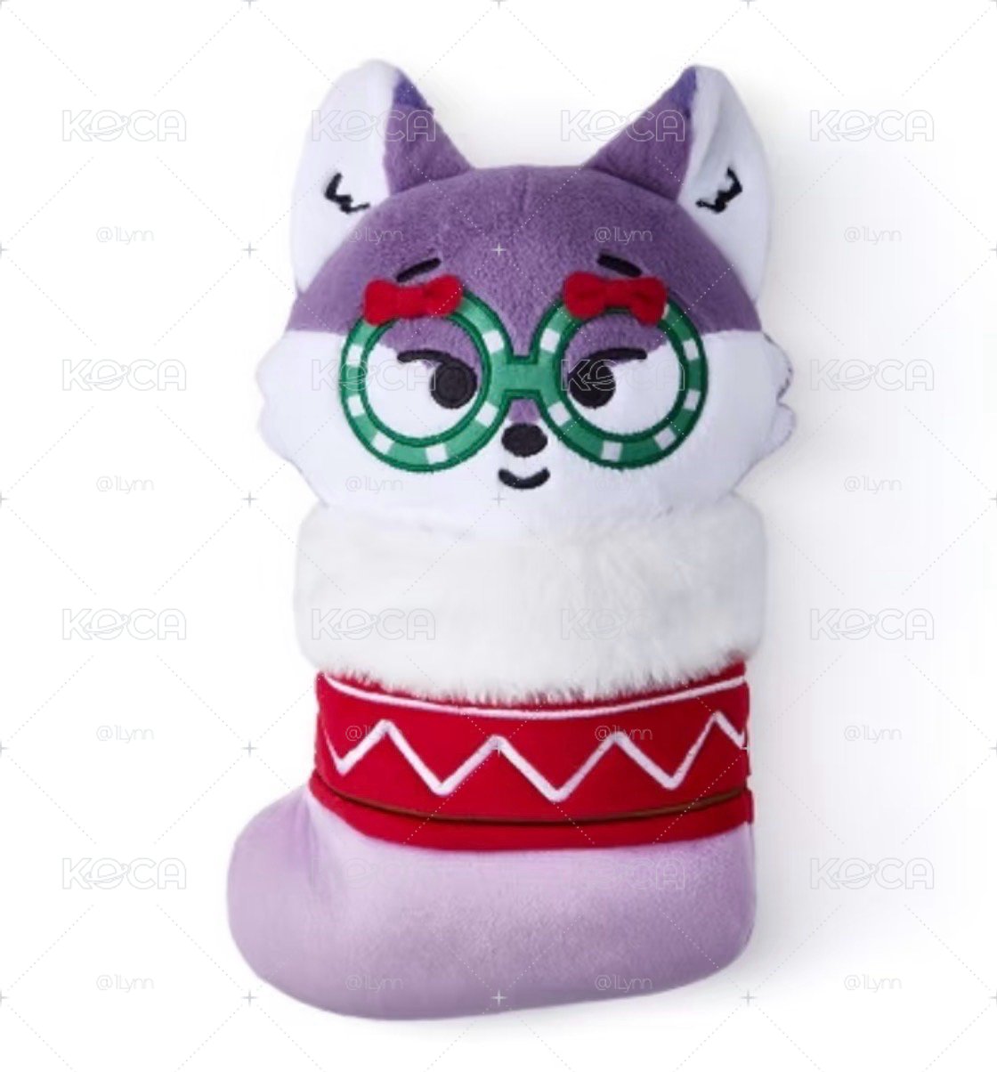 圓聖誕站娃