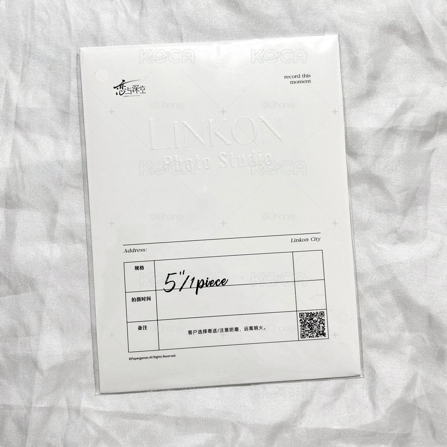 現貨 全新未拆 夏以晝 光影拾常 陸版 相卡 