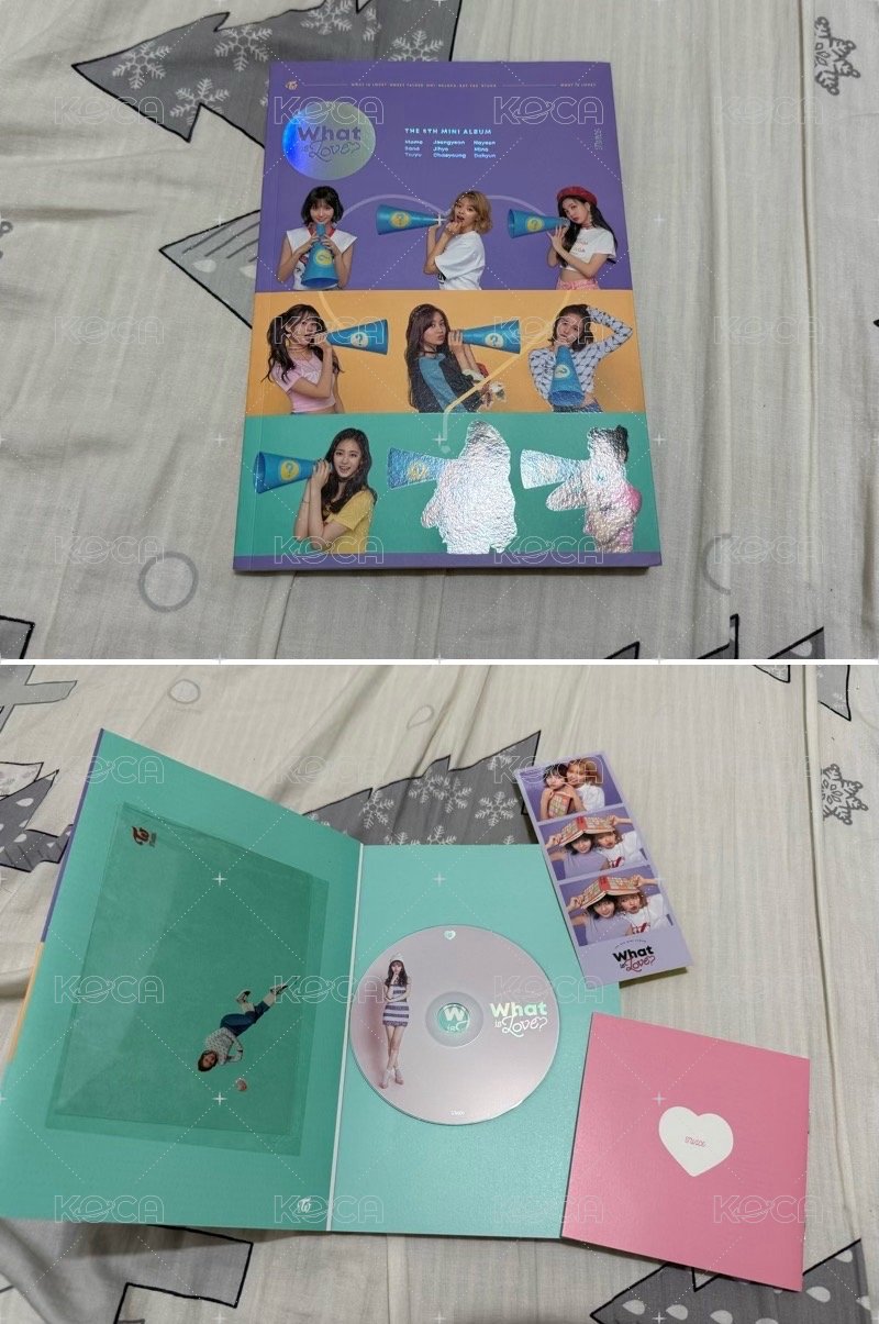 CD(sana）、透明片（Mina）、貼紙（mo定）