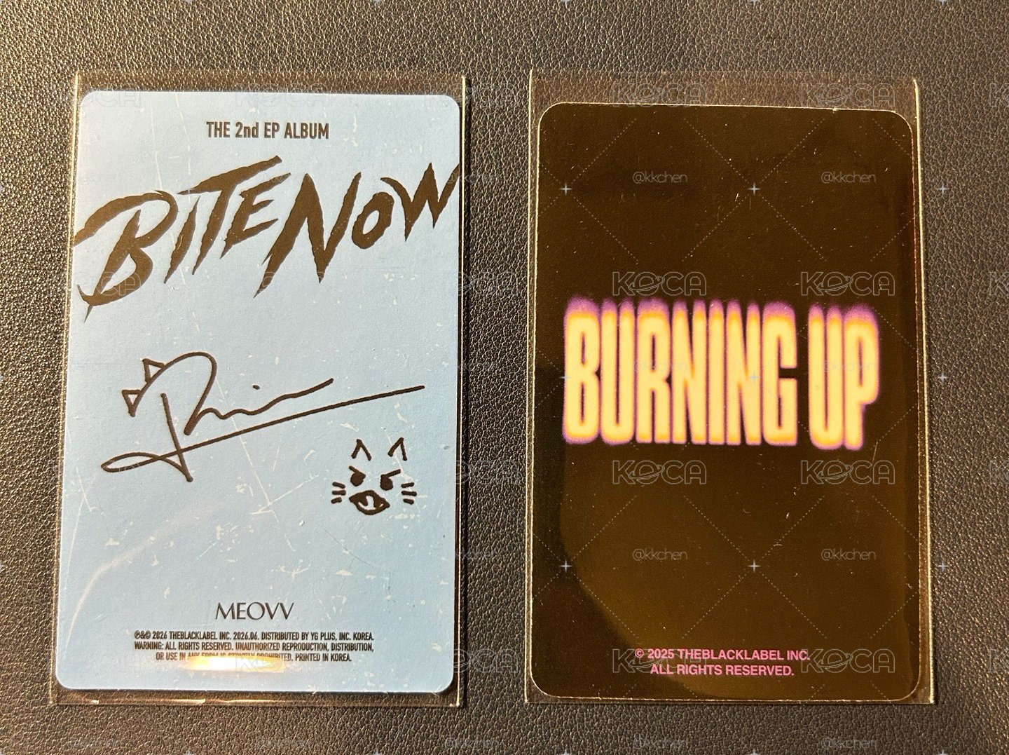 Narin Meovv 2nd album bite now Angel ver./ burning up 一起售 