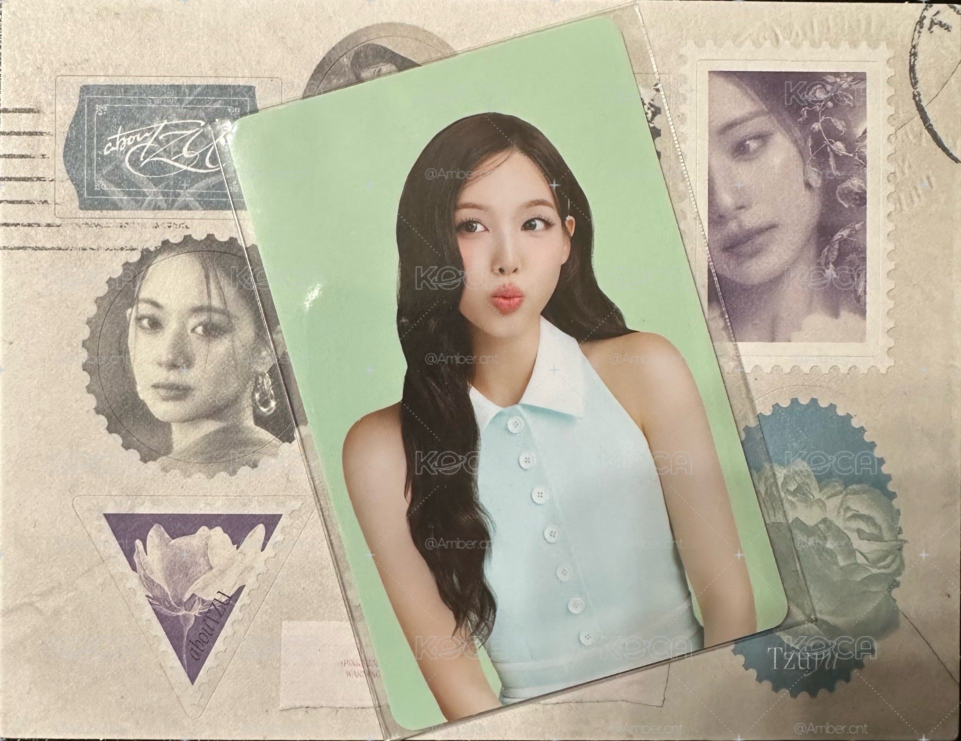 TWICE NAYEON 娜璉康普茶小卡🩵