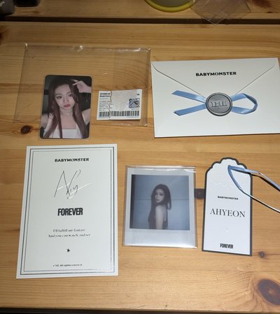 賢信封 forever ahyeon 內容物完整