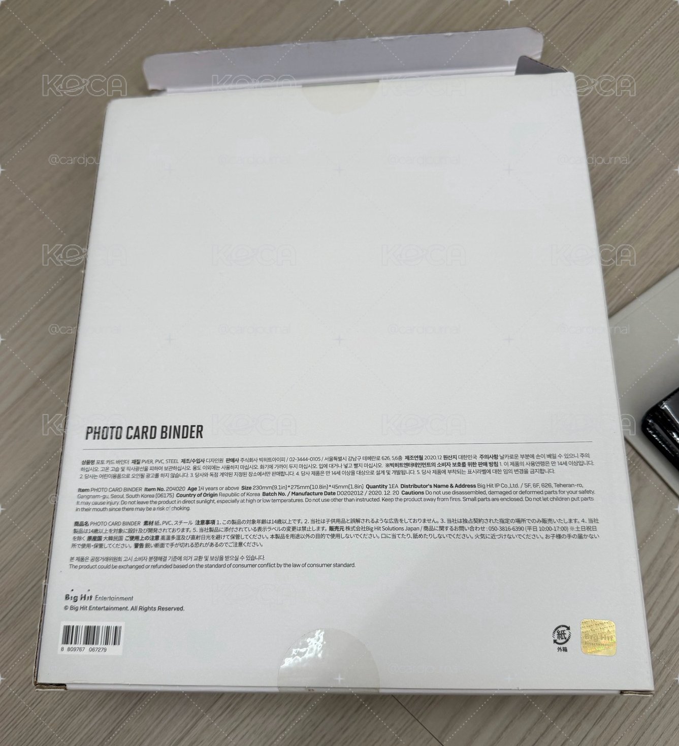 BE 卡冊（含外盒）