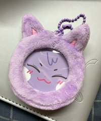 紫貓徽章套(無原袋)