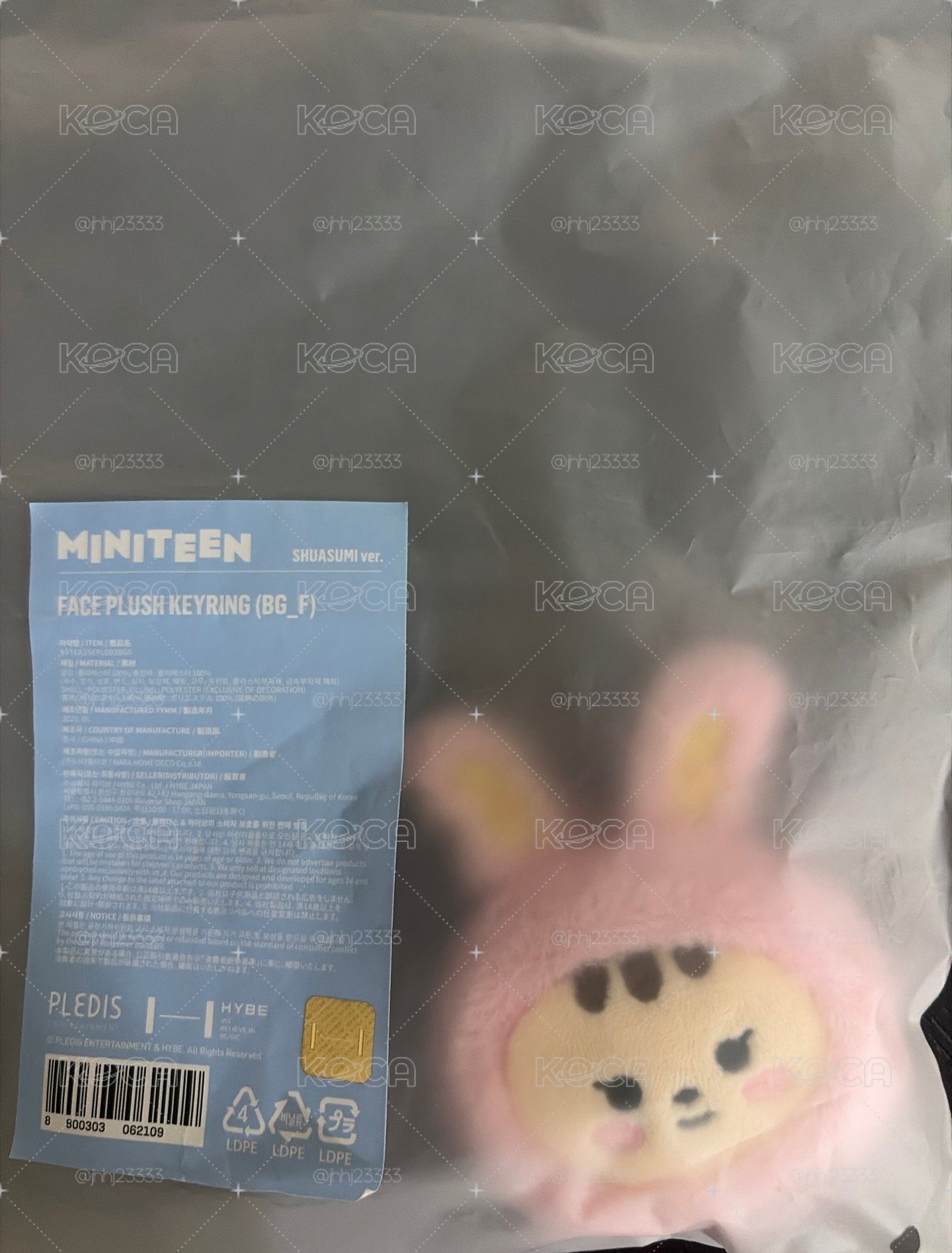 Miniteen漢大頭吊飾