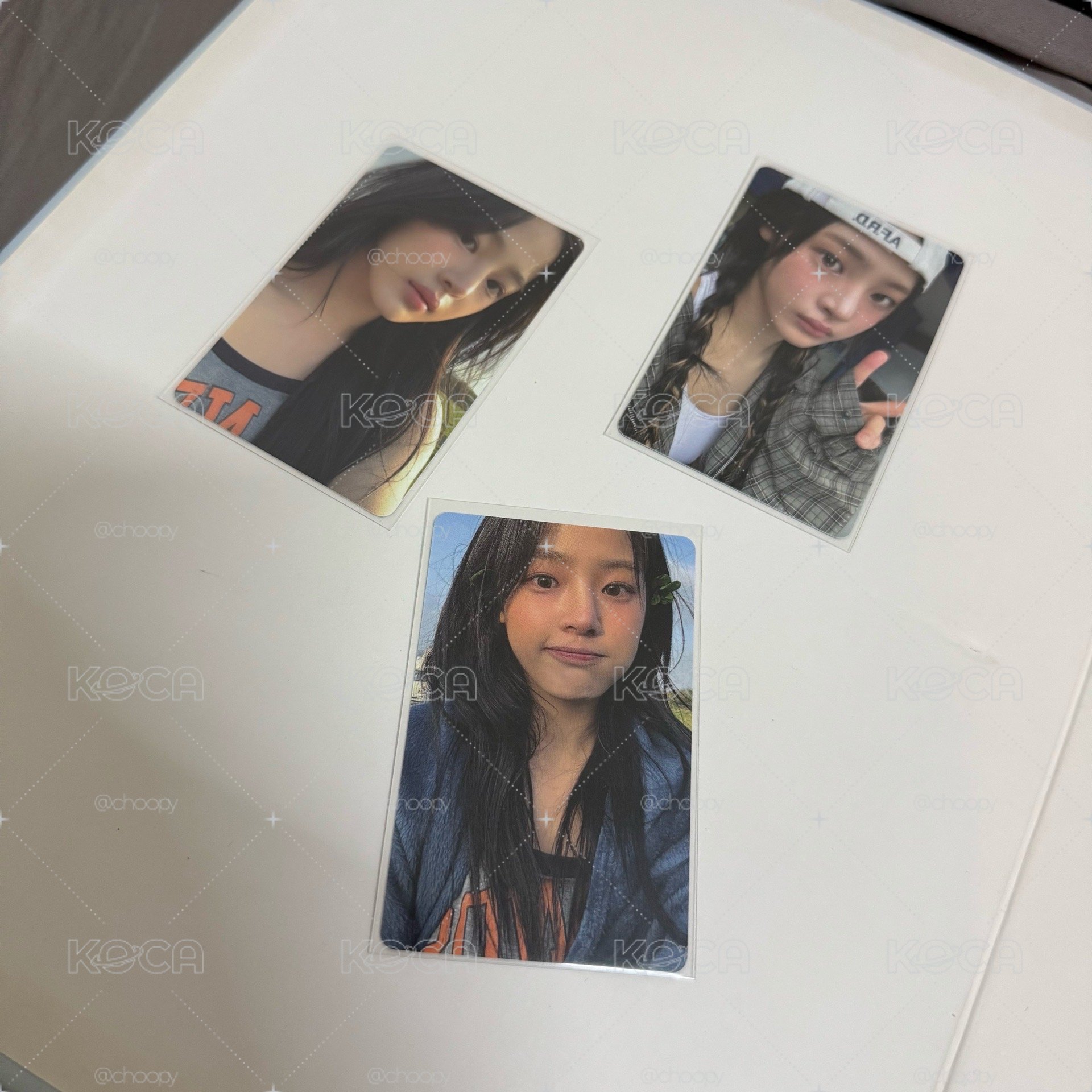 newjeans Minji 週邊卡快閃卡 幸運草玟 小盤