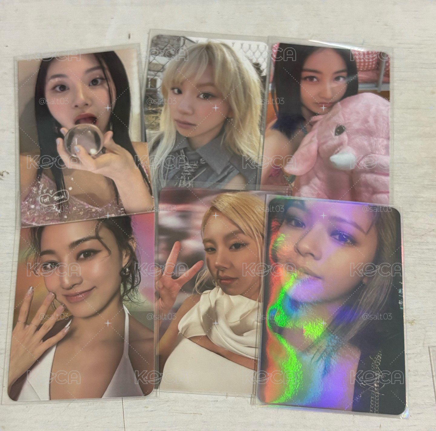 TWICE 周邊小卡