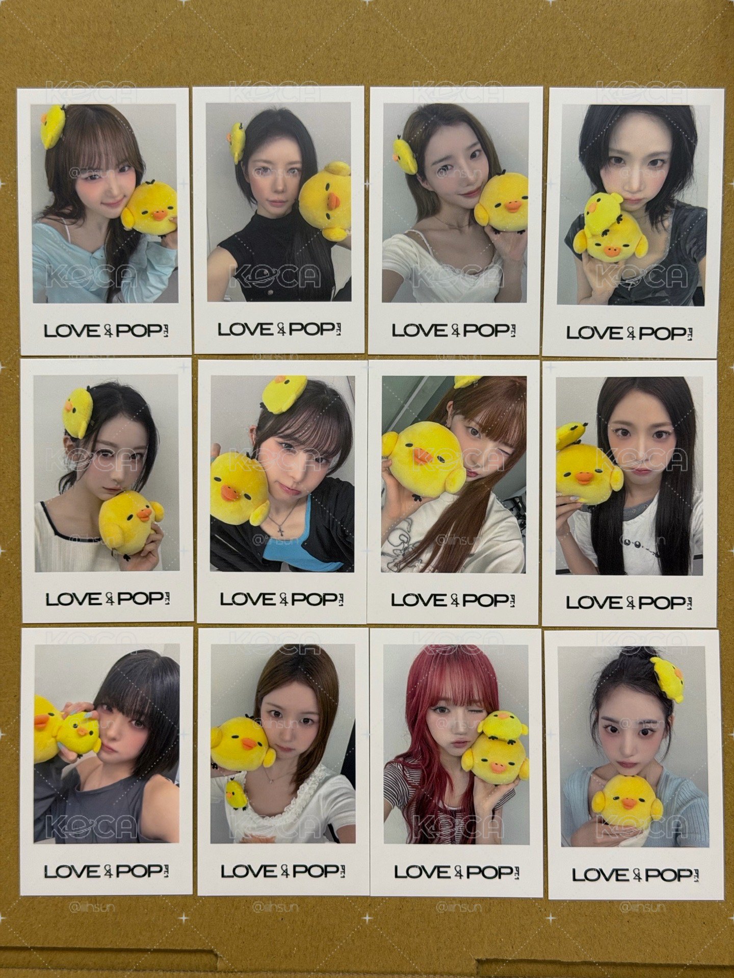 tripleS LOVE&POP pt.1 HL260714 線上簽售特典 黃色小雞🐥ver