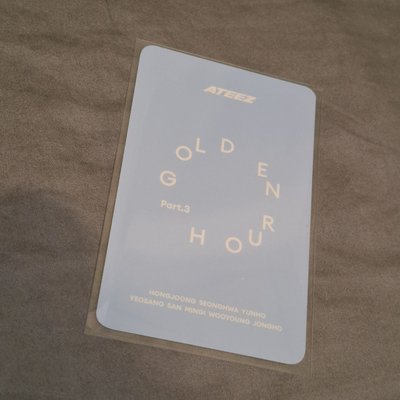 ATEEZ 鍾浩 公放卡 迷12