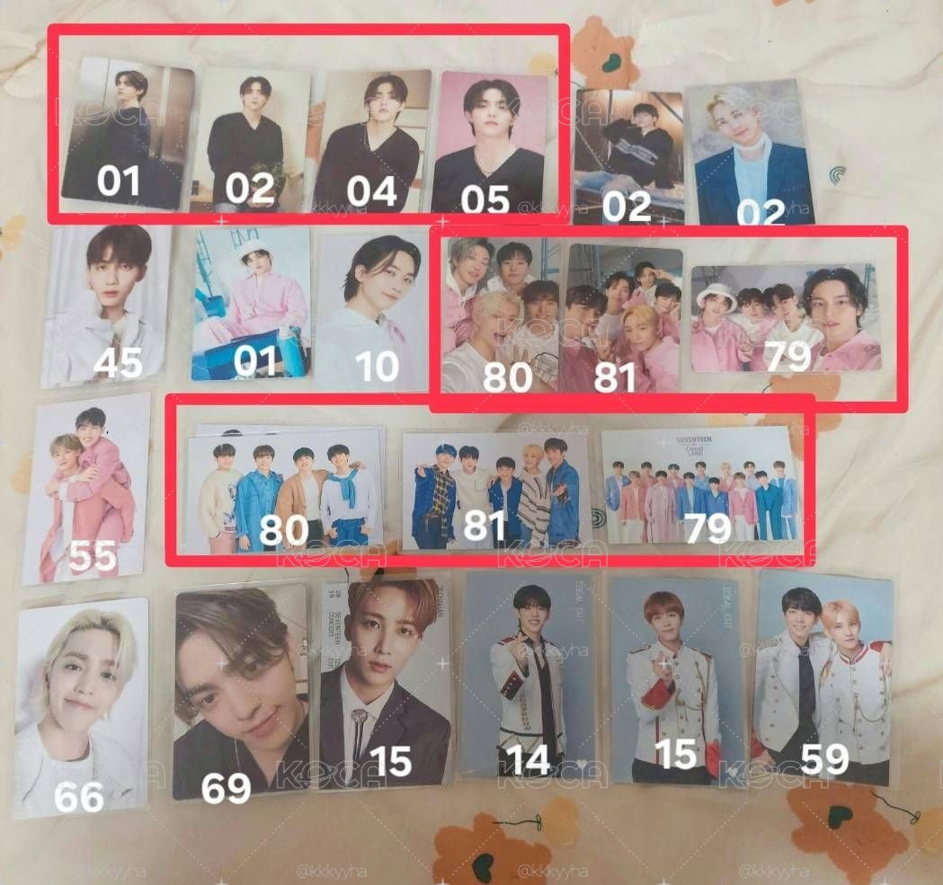 ❤️SEVENTEEN 卡包 克拉島 BeTS 勝哲 淨漢 知秀 碩珉 珉奎 主唱 黑泡 團體