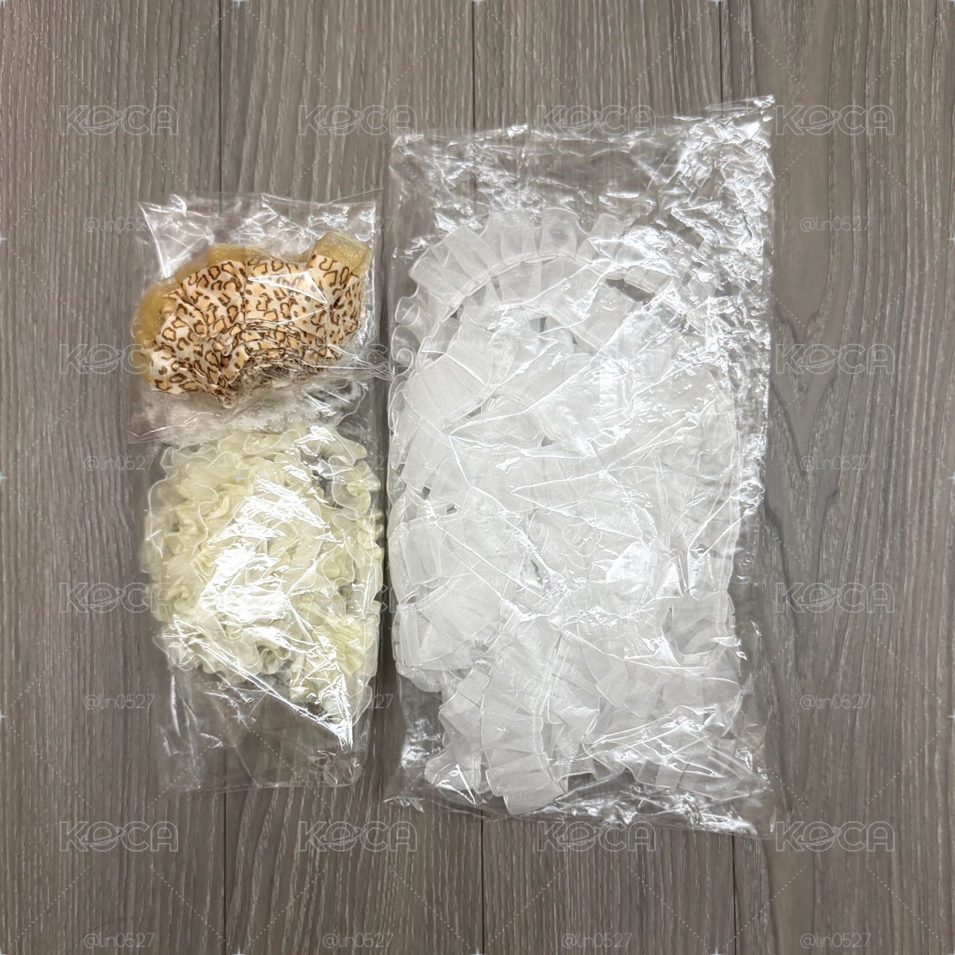 蕾絲花邊緞帶 白 黃 豹紋