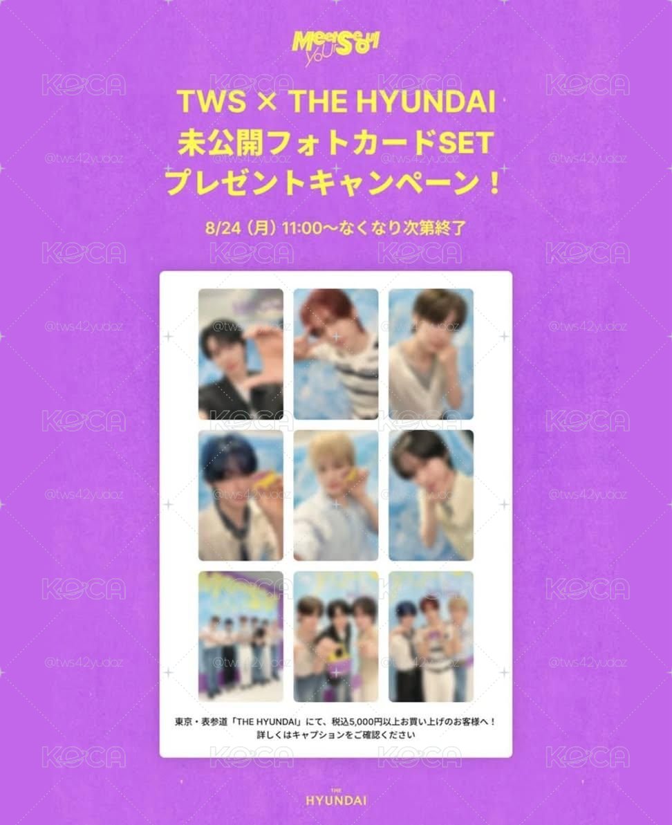 TWS THE HYUNDAI 滿額卡 第二彈