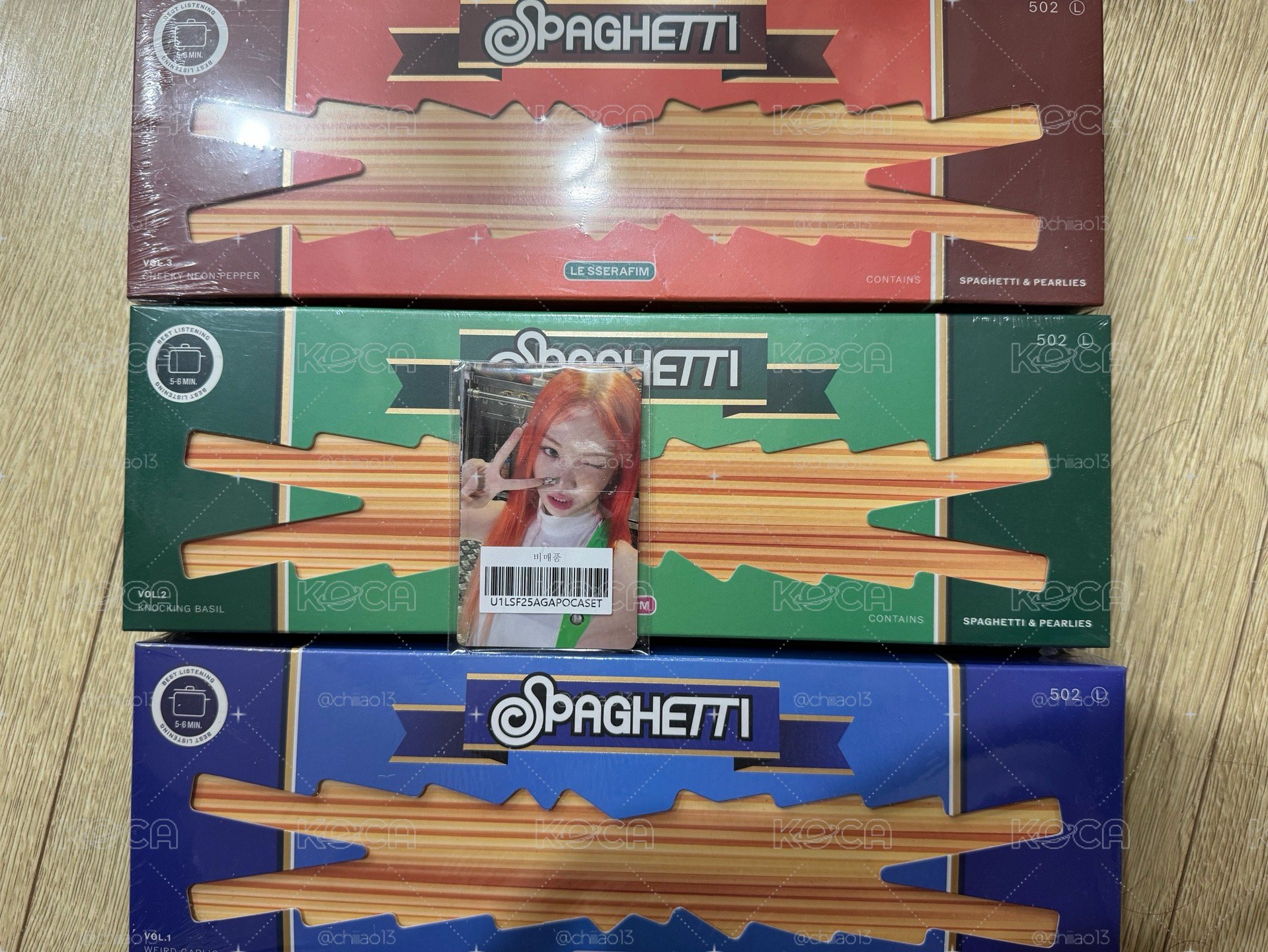 SPAGHETTI專輯+特典一套