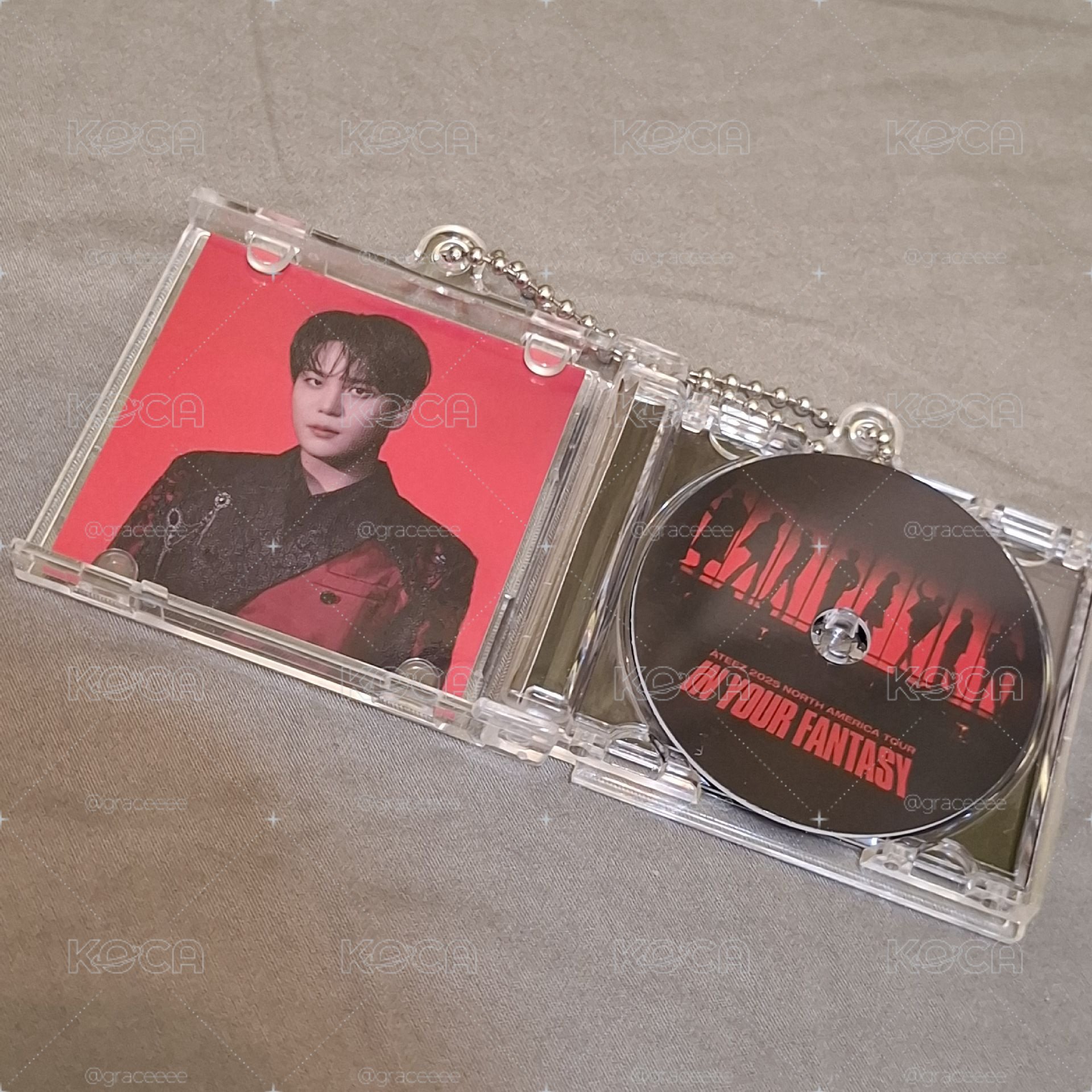 ATEEZ  鍾浩 In your fantasy 美巡周邊CD式 吊飾 
