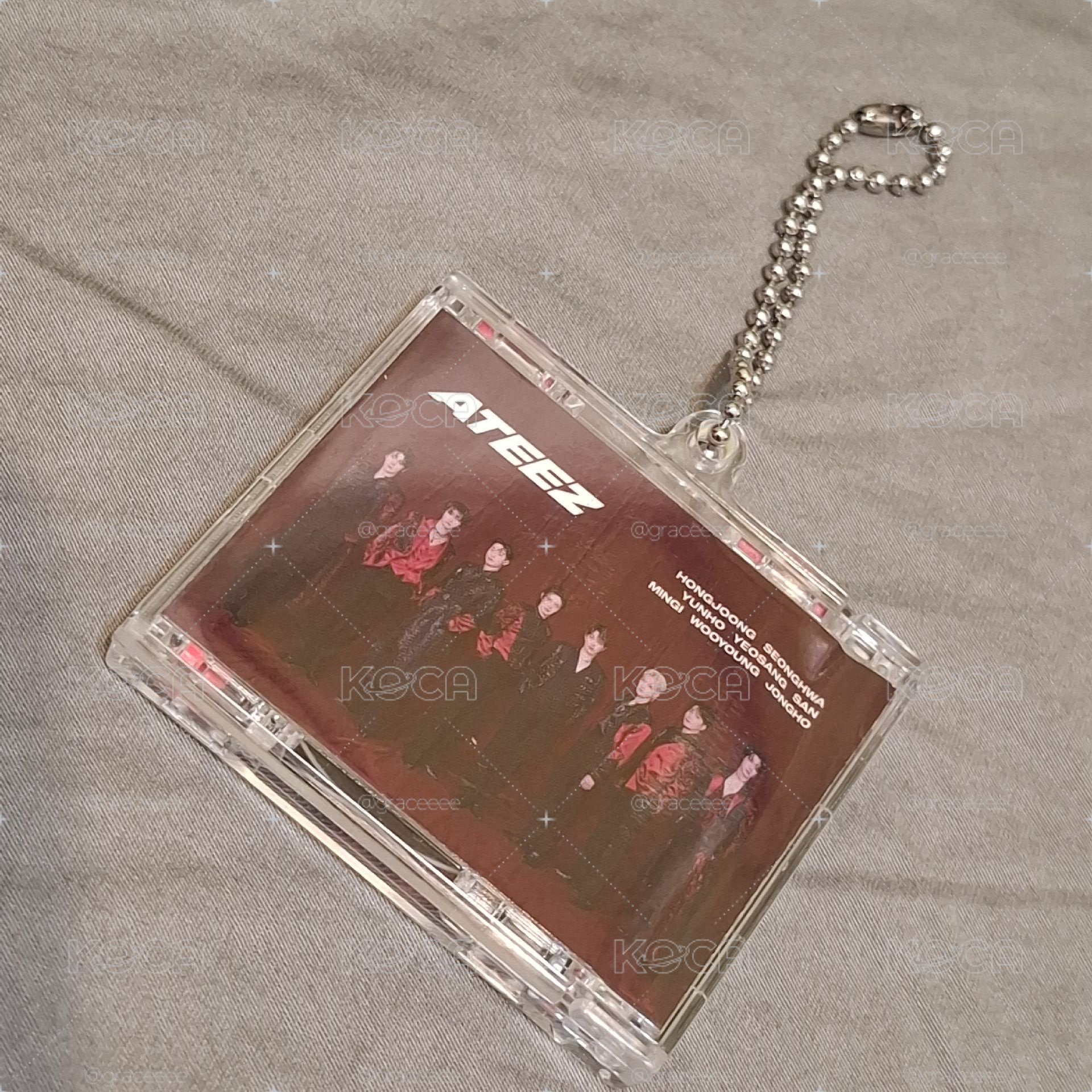 ATEEZ  鍾浩 In your fantasy 美巡周邊CD式 吊飾 