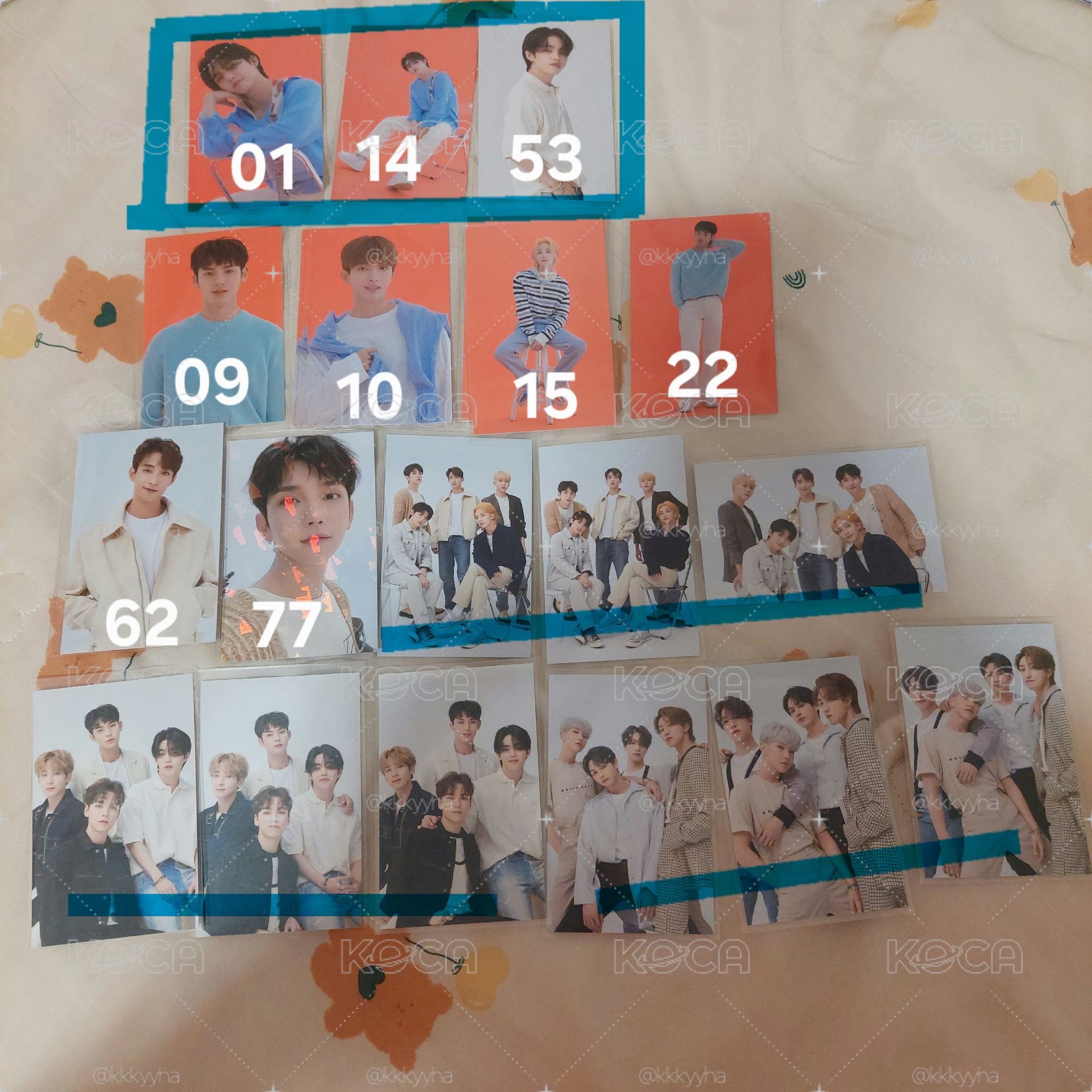 ❤️SEVENTEEN 卡包 克拉島 BeTS 勝哲 淨漢 知秀 碩珉 珉奎 主唱 黑泡 團體