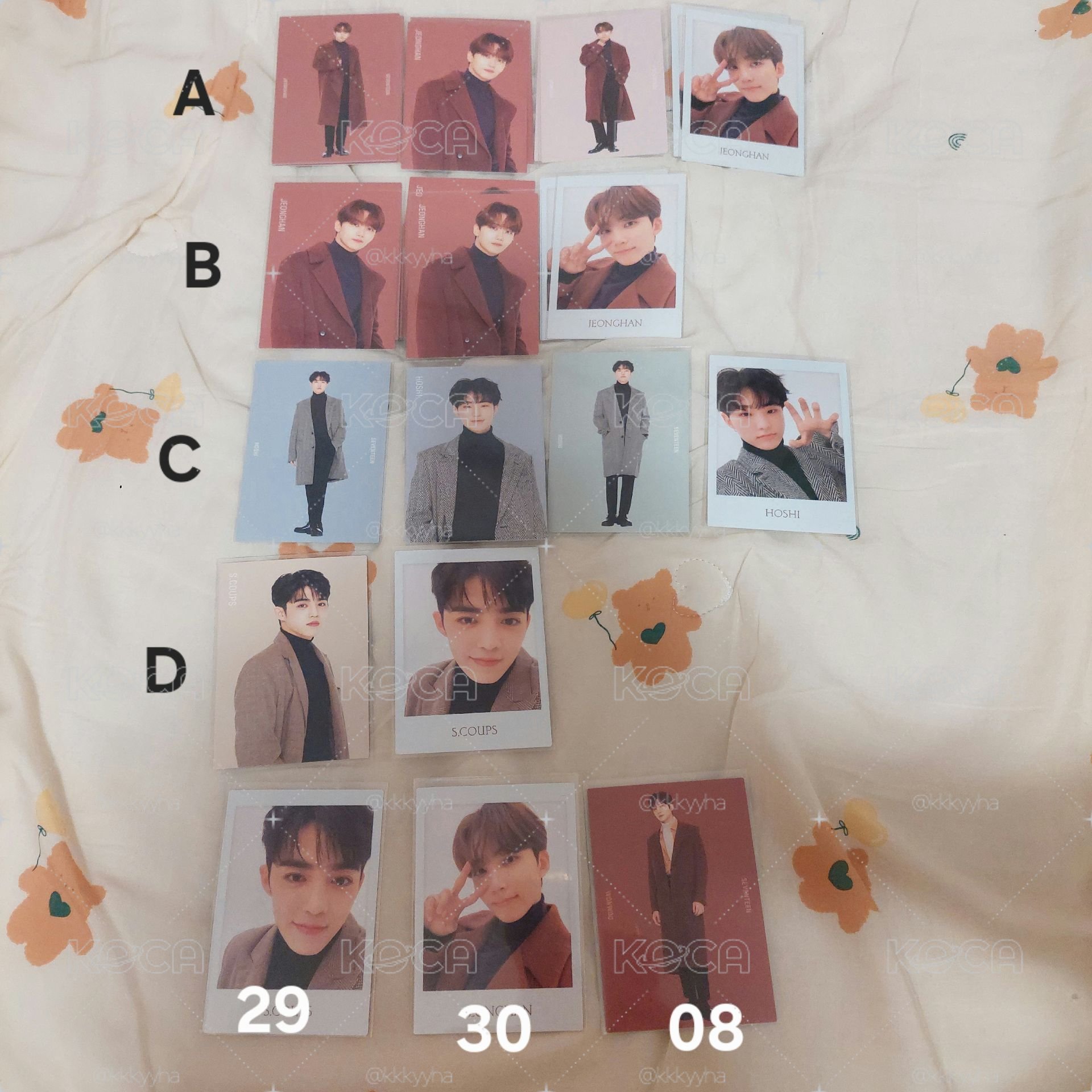 ❤️SEVENTEEN 冬季卡包 日卡 日本 卡包小卡 勝哲 淨漢 圓佑