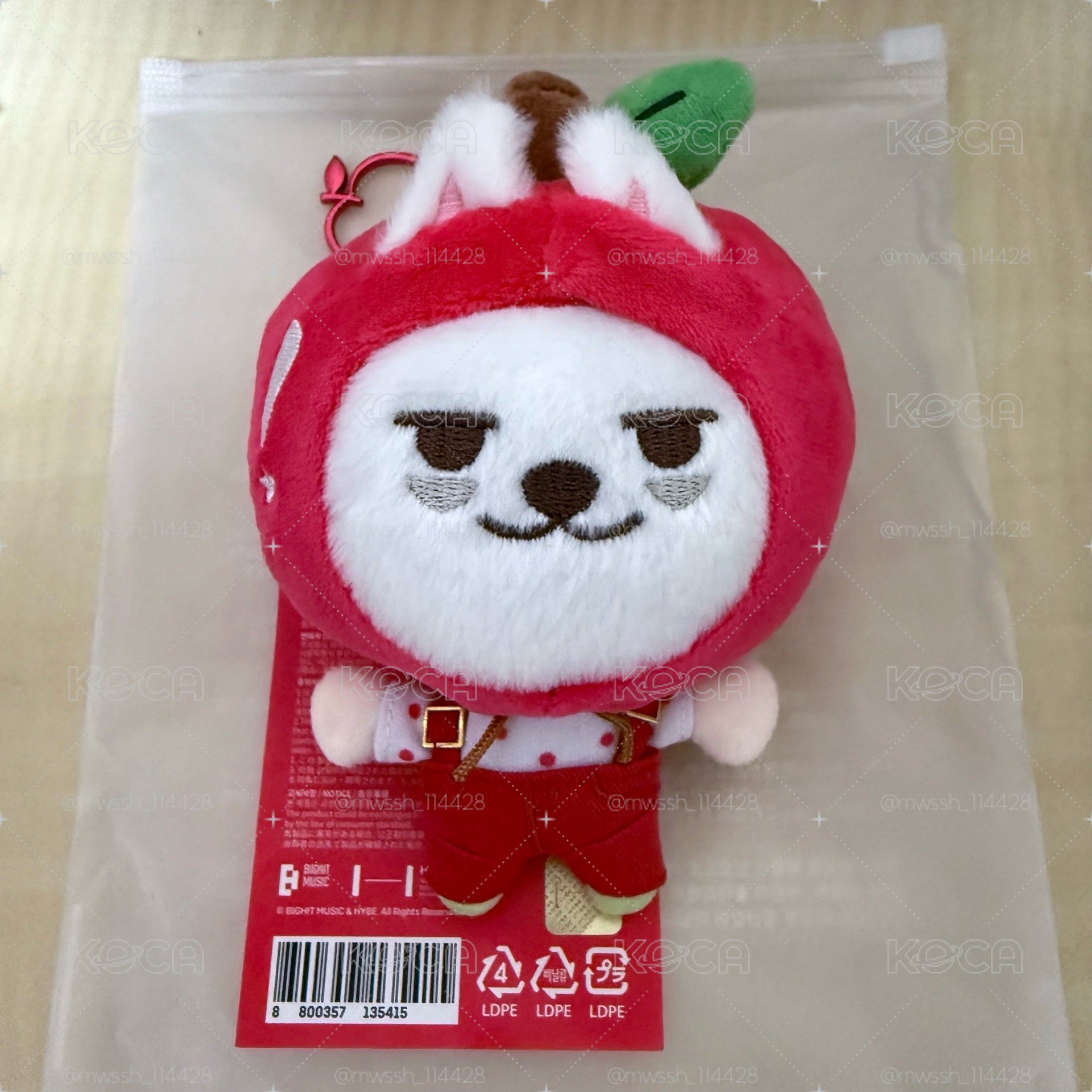 崔秀彬 勇萌 蘋果吊飾娃