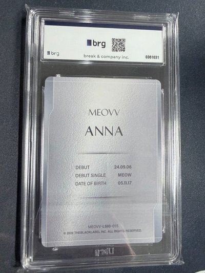 TELECA Anna 簽名卡 印簽限量卡