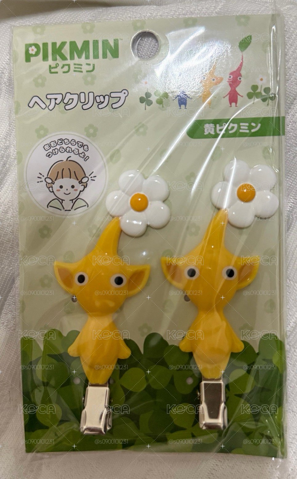黃皮克敏髮夾