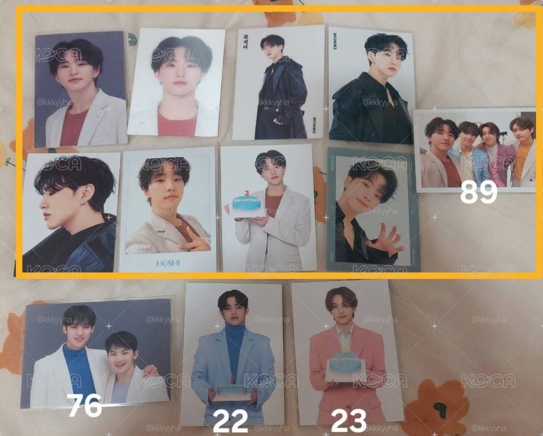❤️SEVENTEEN HARE 日本 卡包 小卡 日卡 順榮 珉奎 知勳 勝哲 淨漢 蛋糕卡