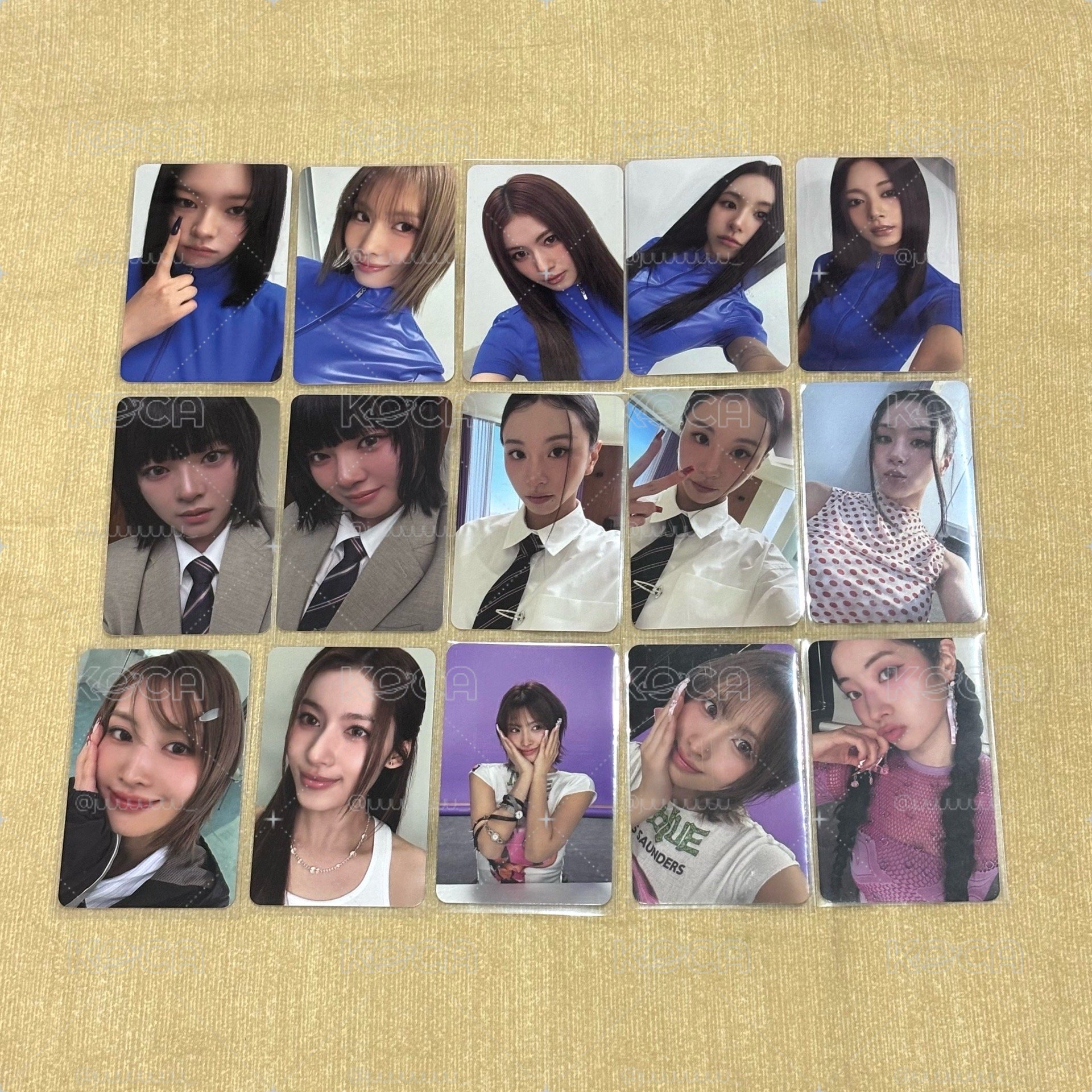 TWICE 正規四 專卡盤共十五張