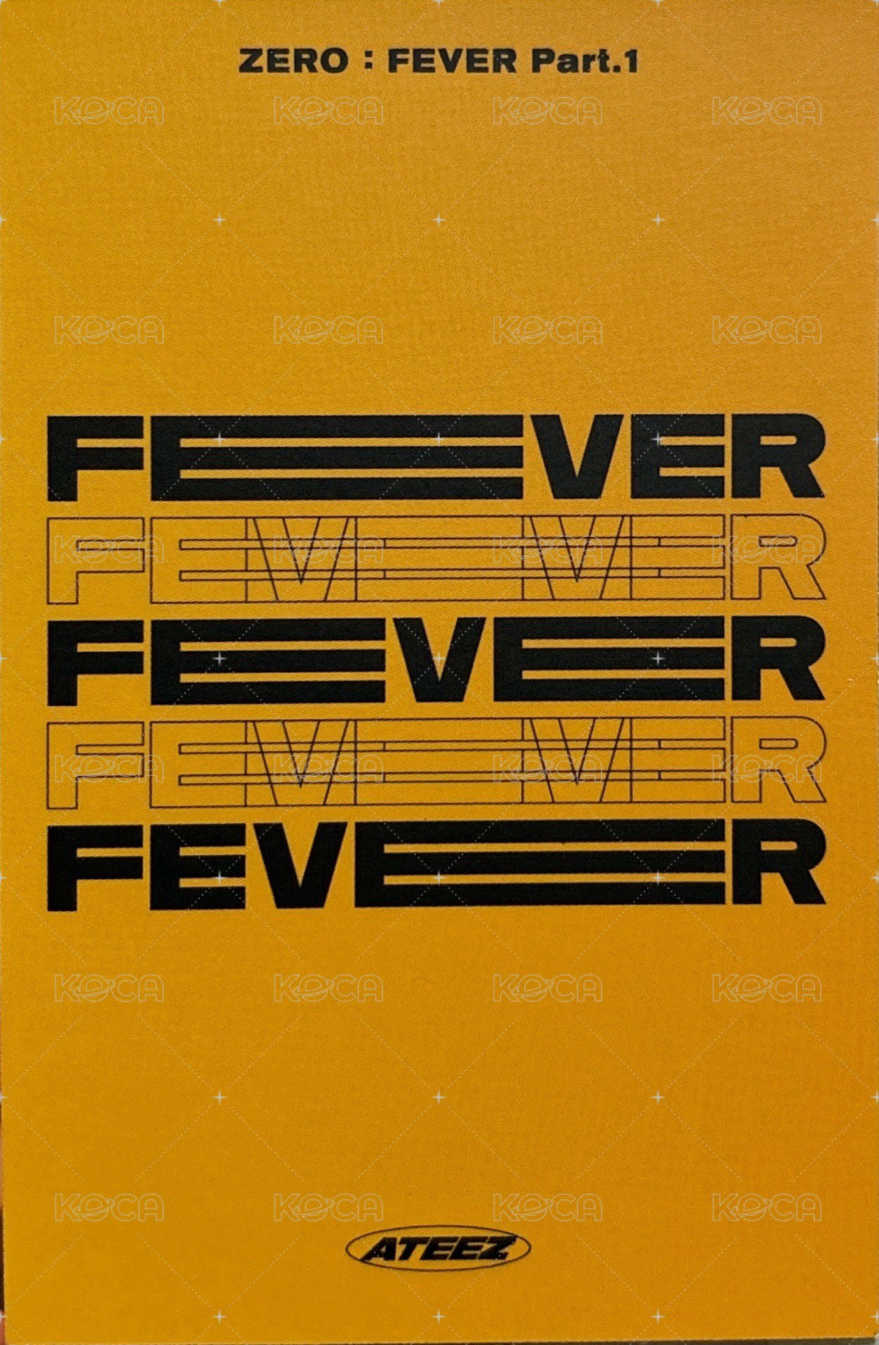 Fever pt.1 Inception ver. 專輯卡  背面