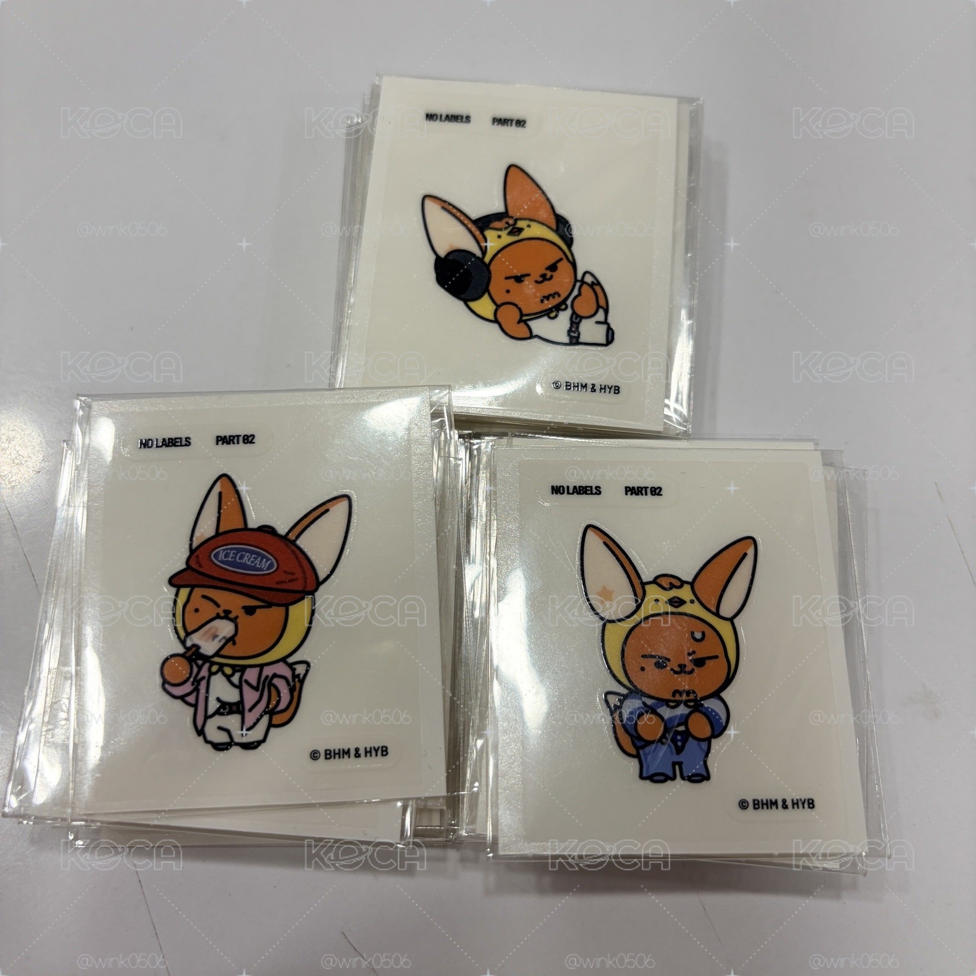 崔然竣part2 幸運卡 黃春貼紙