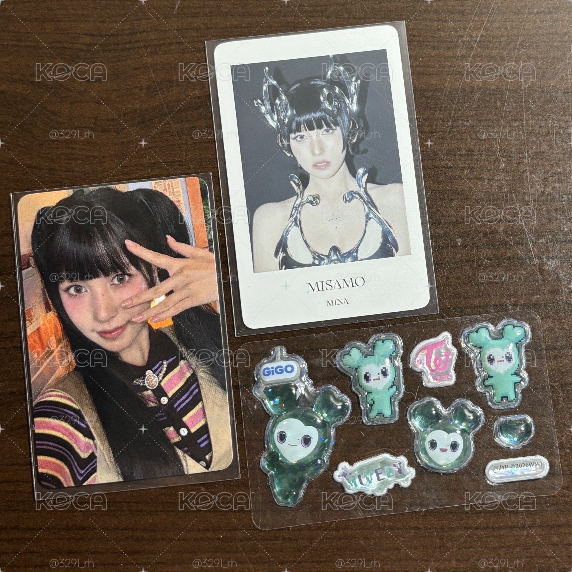 MINA 十週年 bdm 特典卡 小盤
