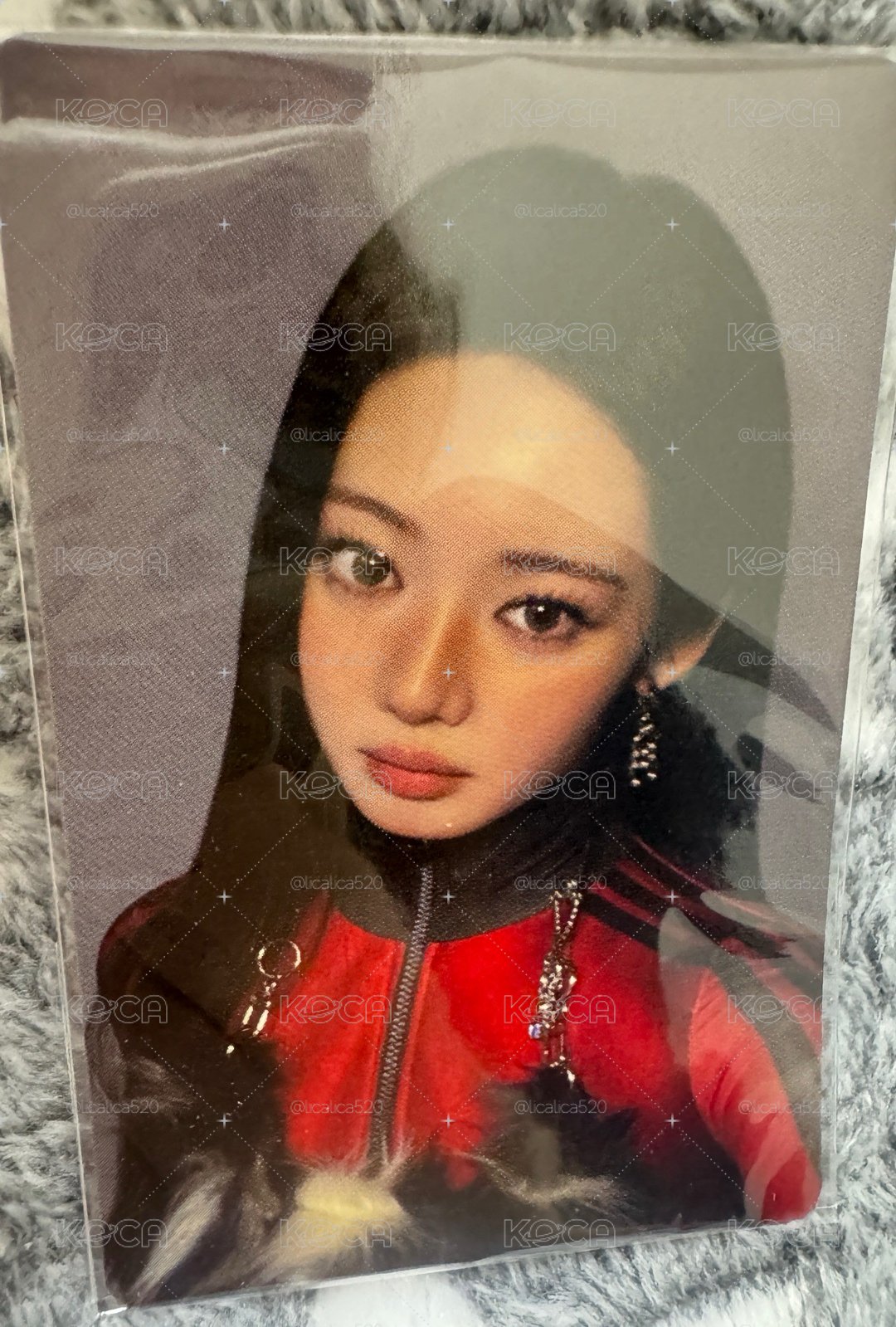 춤 (CHOOM) 絨毛吊飾 紅球周邊卡 茶