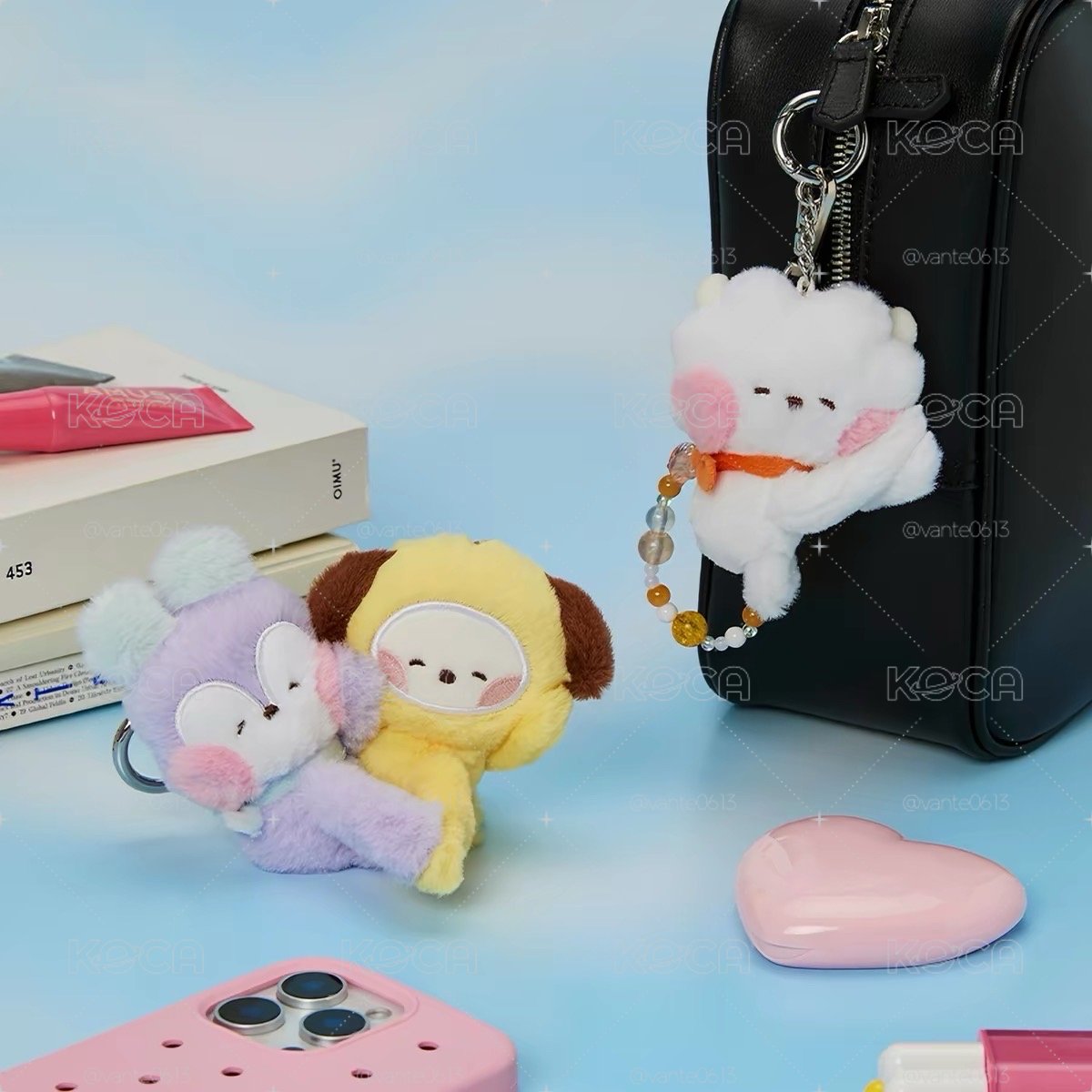 bt21 hug me系列吊飾
