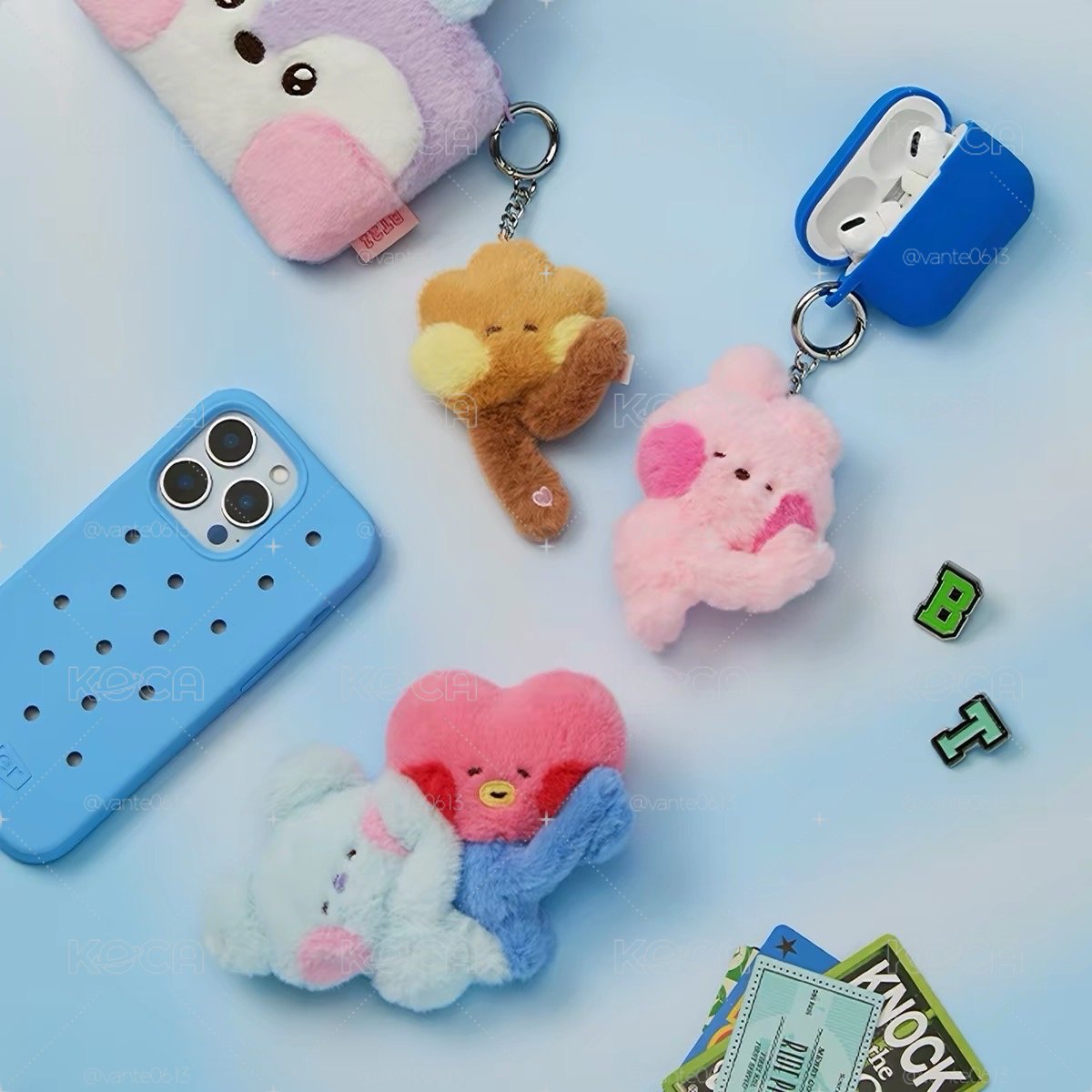 bt21 hug me系列吊飾