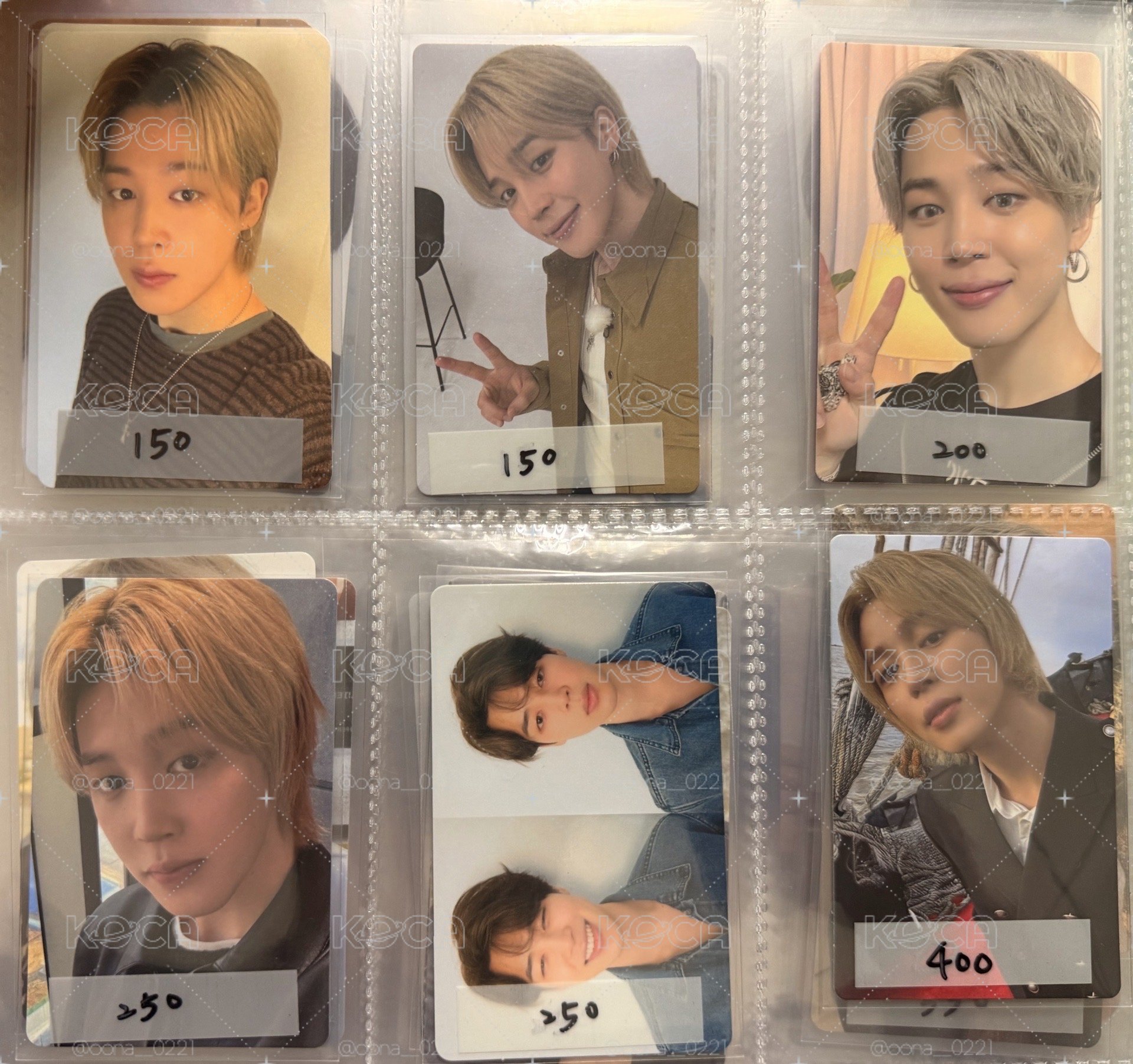 JIMIN 智旻 幸運卡 特典 專卡
