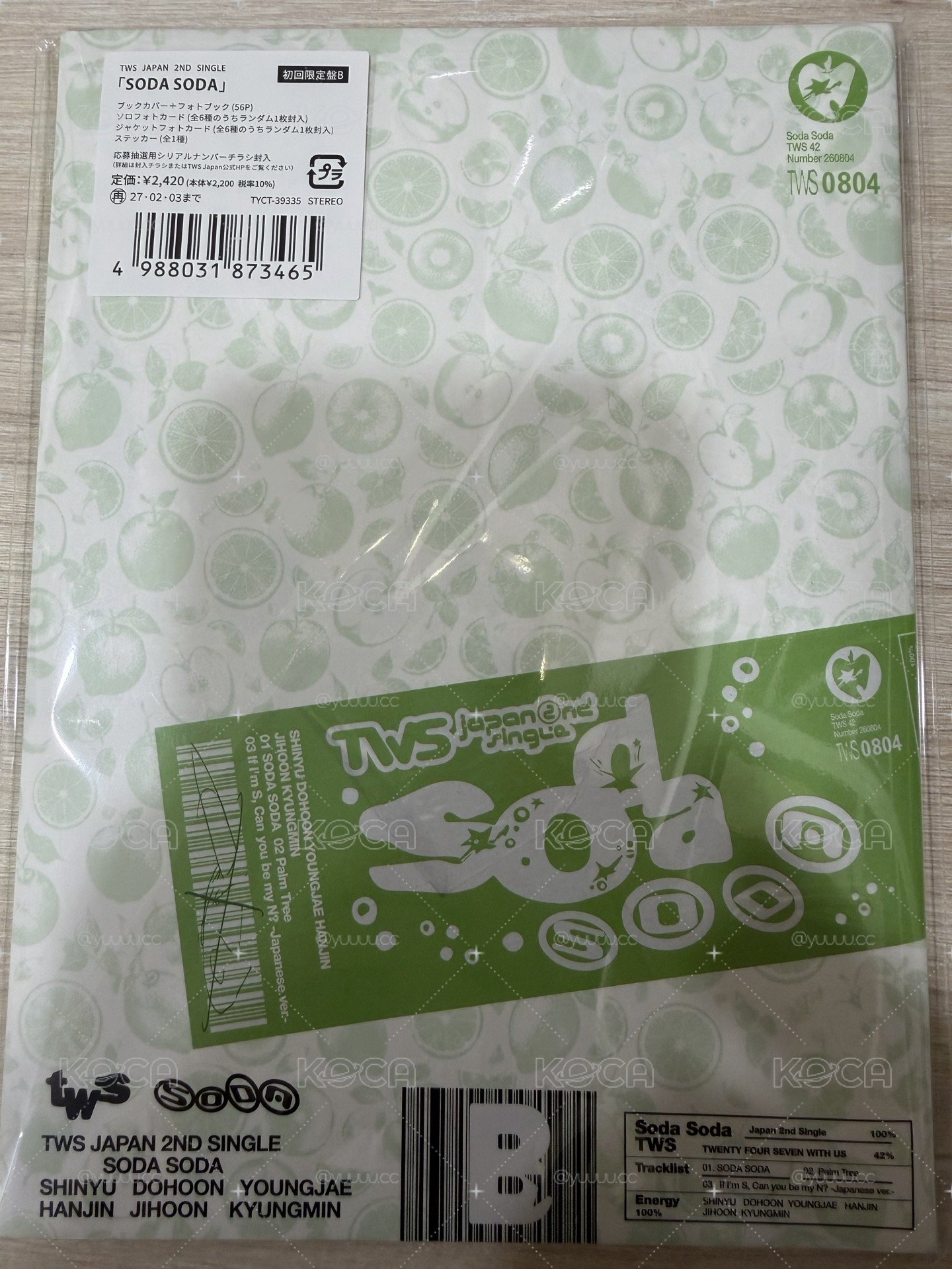 初回B+日咖特典