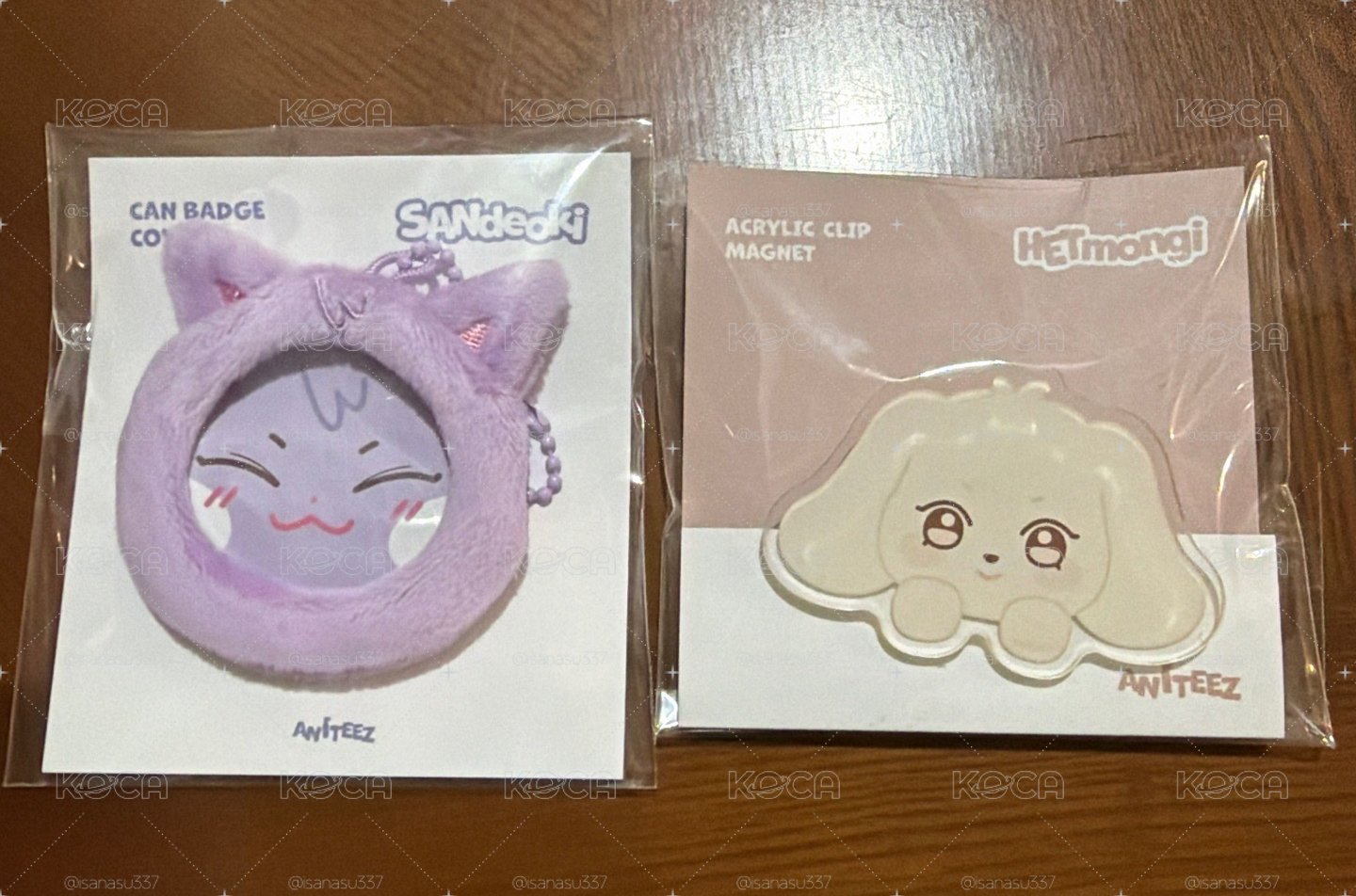 傘德徽章套+嘿萌尼磁鐵夾