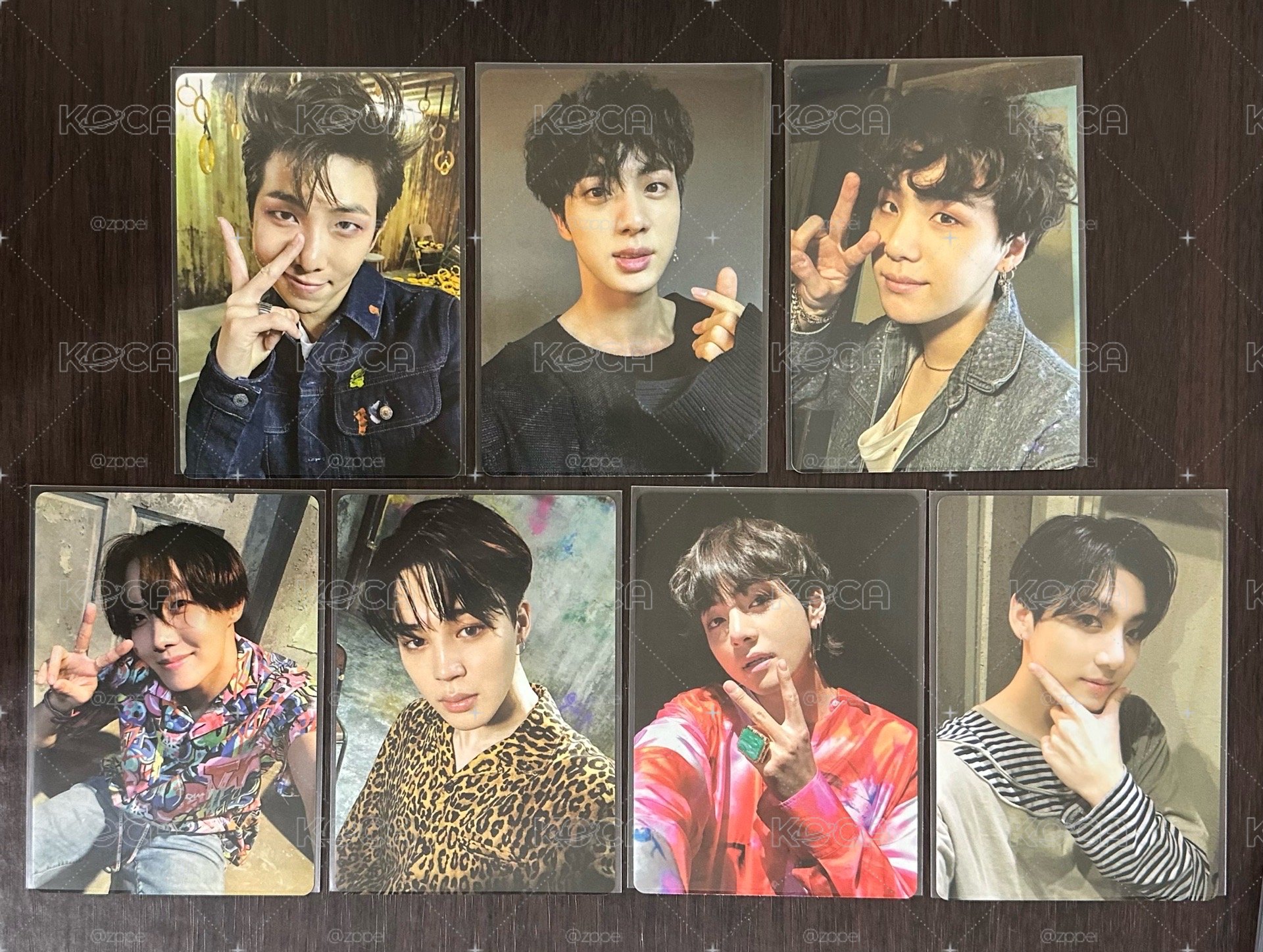 BTS 三代手燈卡