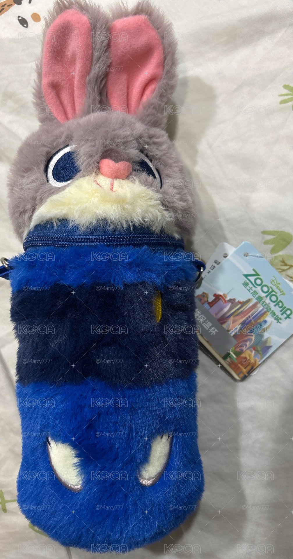 動物方城市 附袋保溫杯 哈茱蒂 上海迪士尼