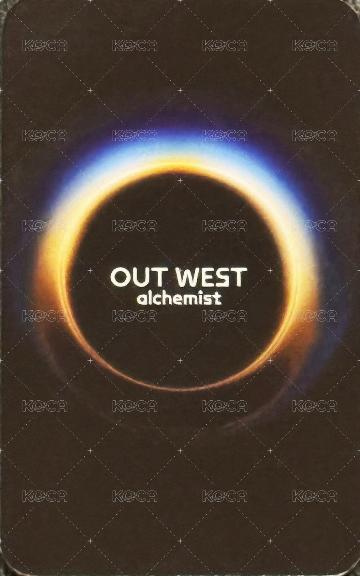 OUT WEST ABSOLU2.0 代言卡  香水卡 背面