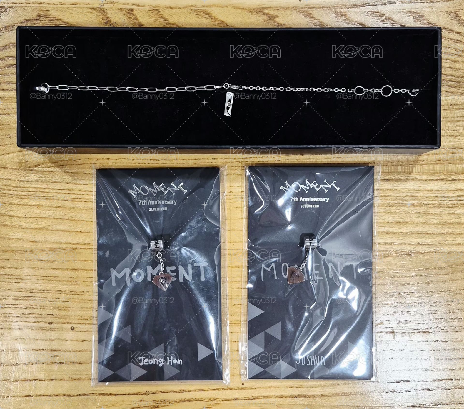 七週年手鏈+淨漢吊墜+知秀吊墜（無小卡）