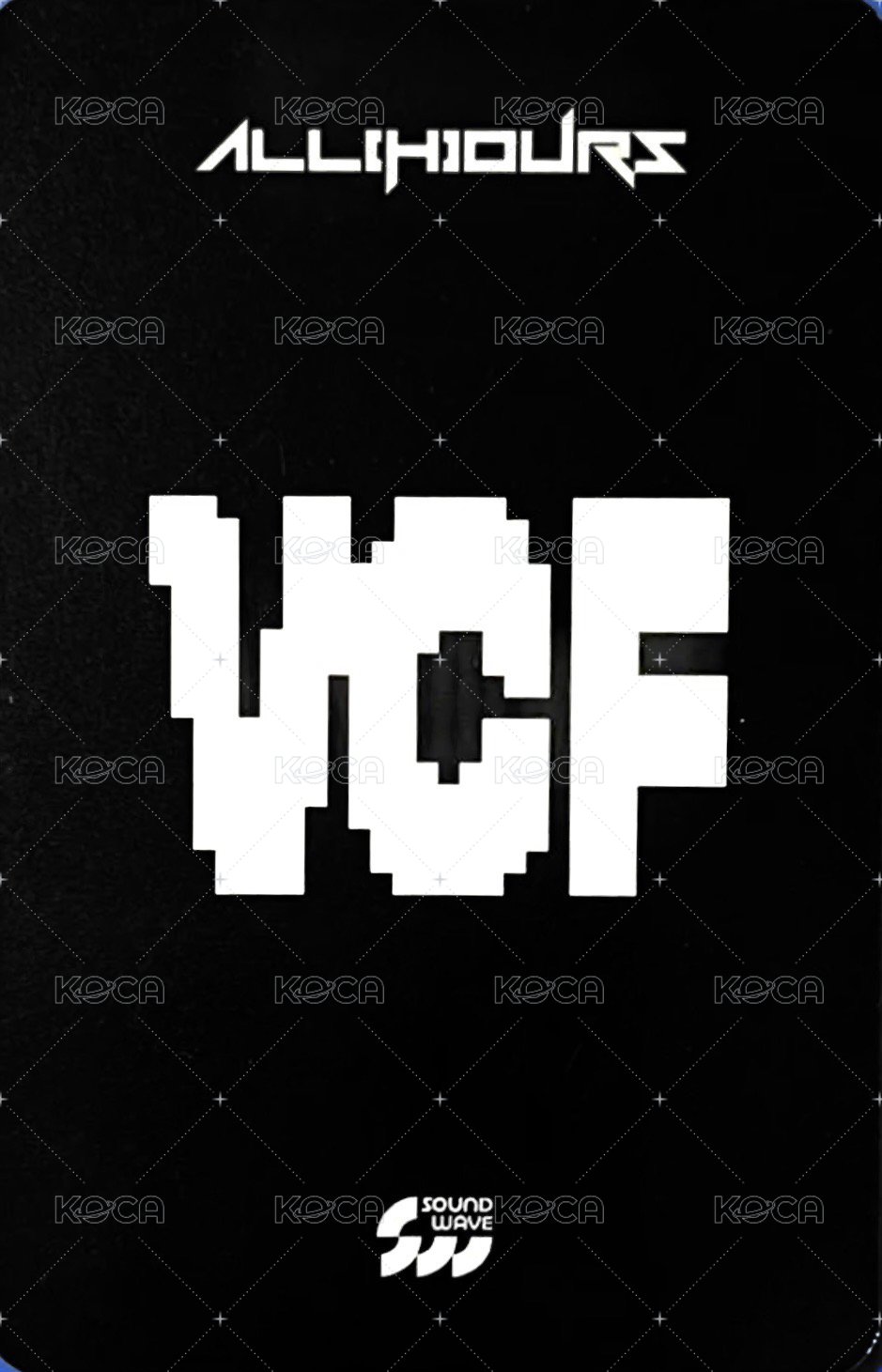 VCF sw 3.0 線上 簽售卡 小狗姿勢ver. 背面