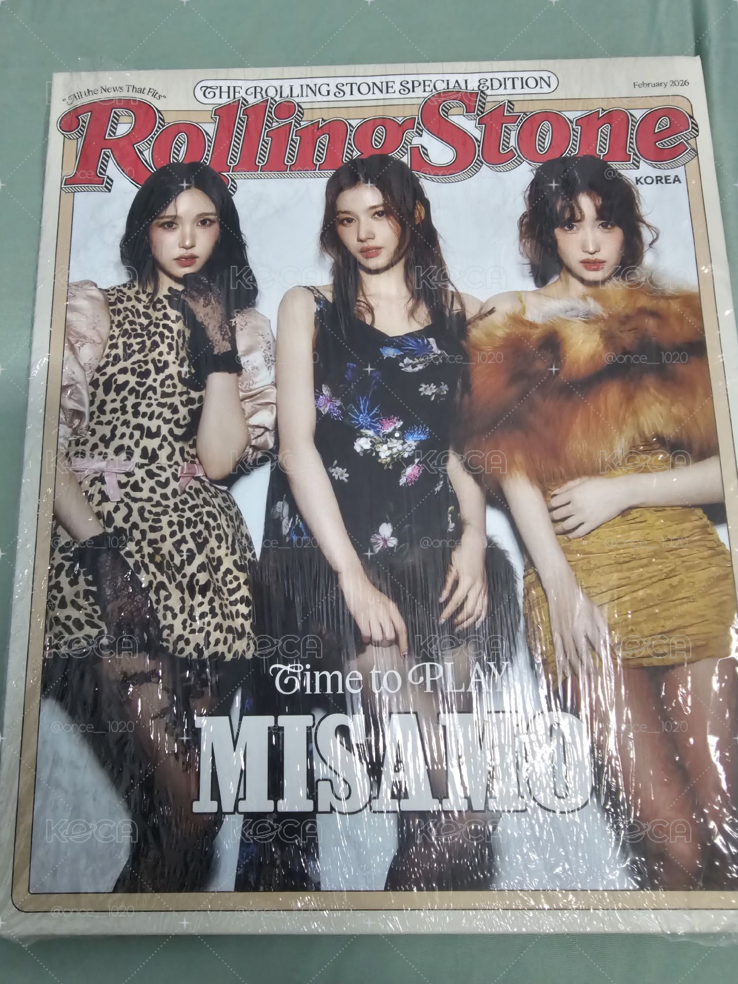 MISAMO 滾石雜誌無小卡