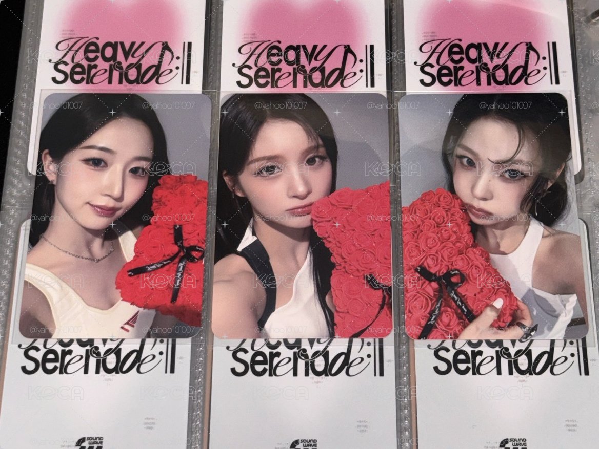 NMIXX Heavy Serenade ms 簽售 玫瑰熊 嫄薛圭