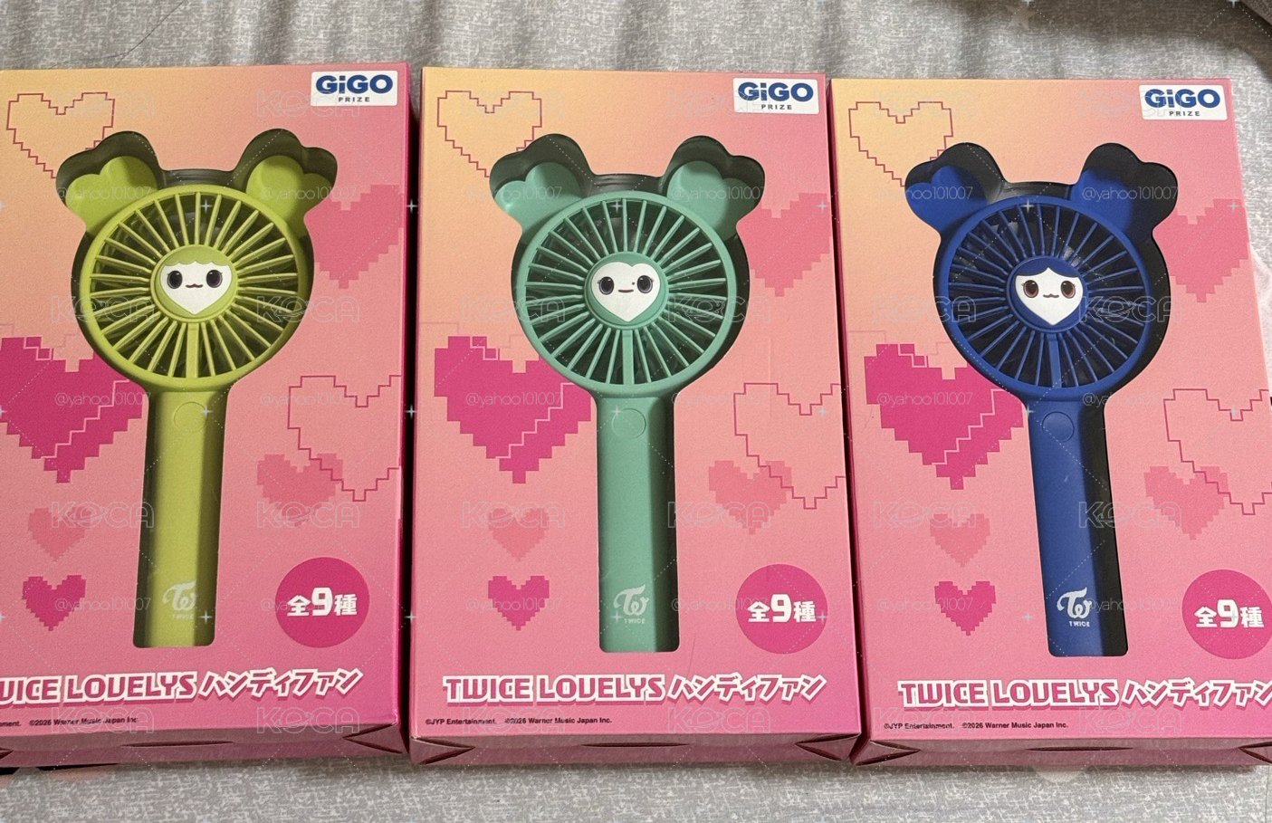 TWICE Gigo 迷你風扇 定南瑜